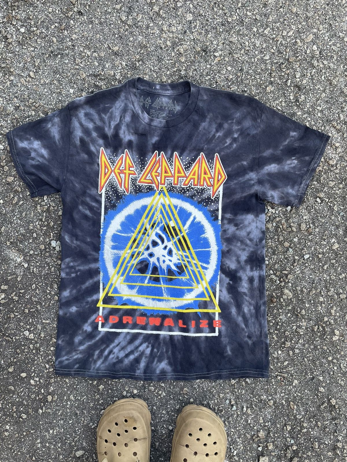 def leppard t shirt tie dye