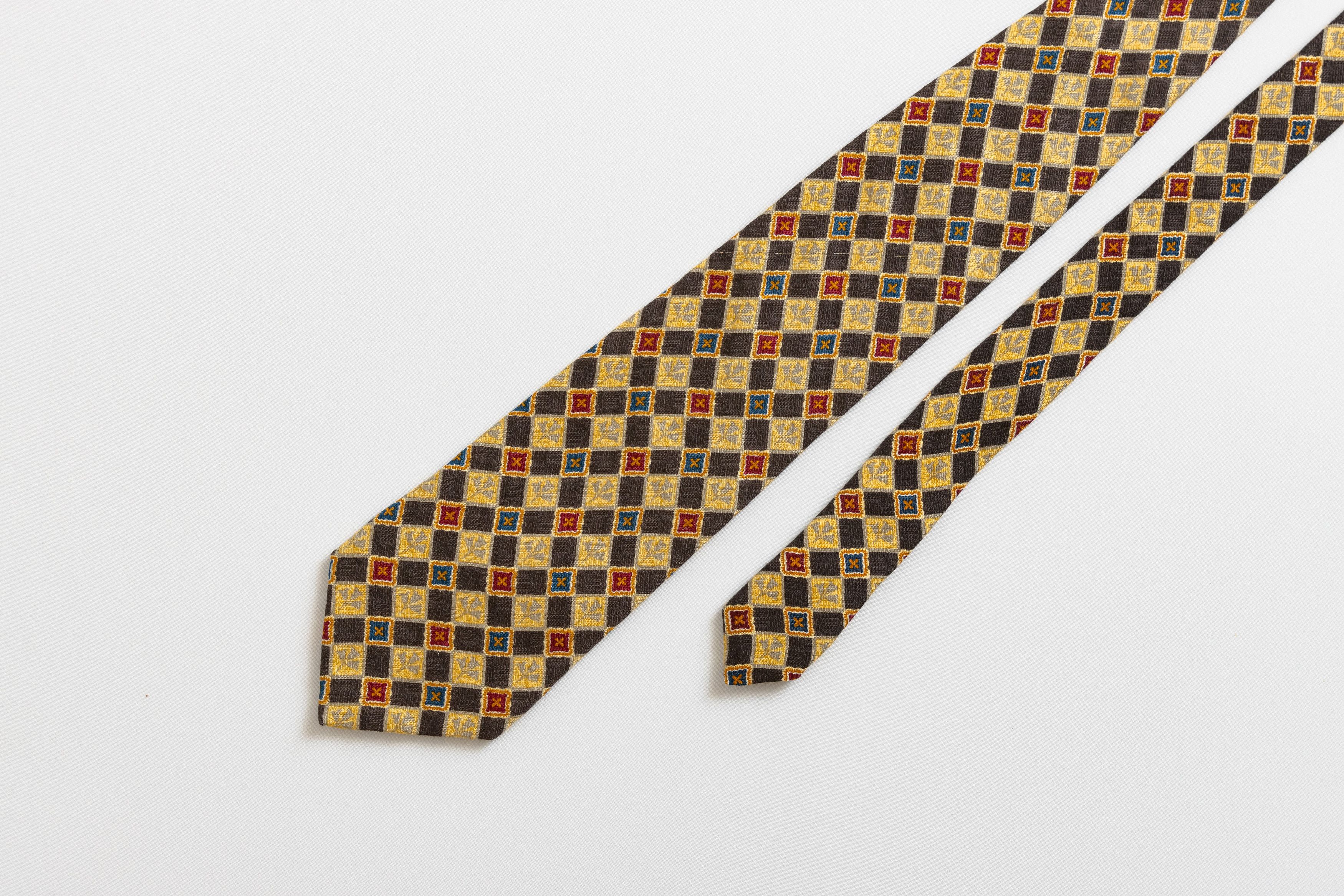 Ermenegildo Zegna Ermenegildo Zegna Men's Multicolor Silk Cravatte Tie 044 Size ONE SIZE - 1 Thumbnail