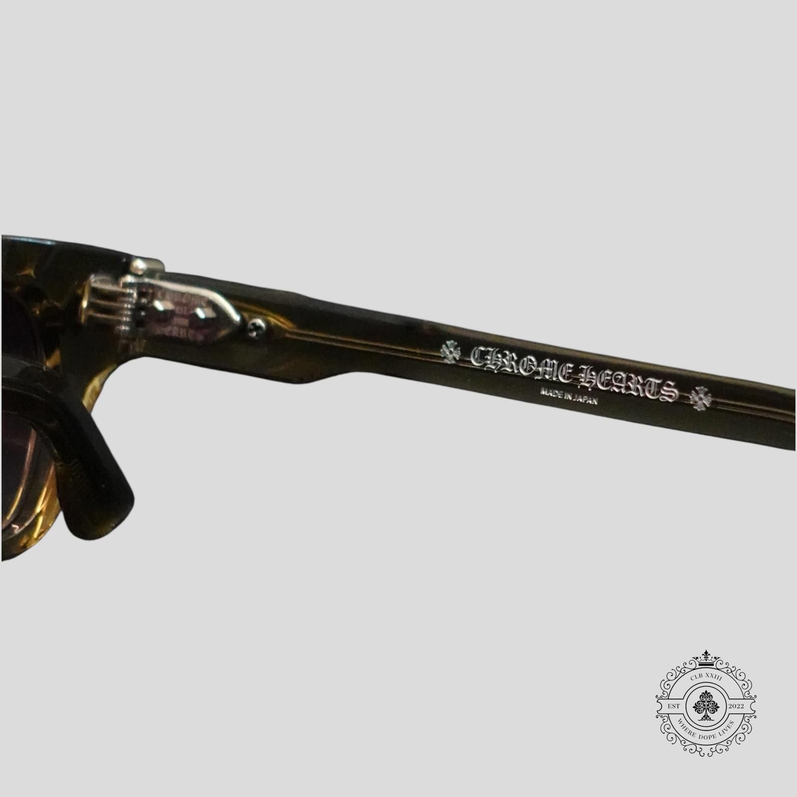 Chrome Hearts Chrome Hearts Crypdic Glasses in Grey/Silver Size ONE SIZE - 5 Thumbnail