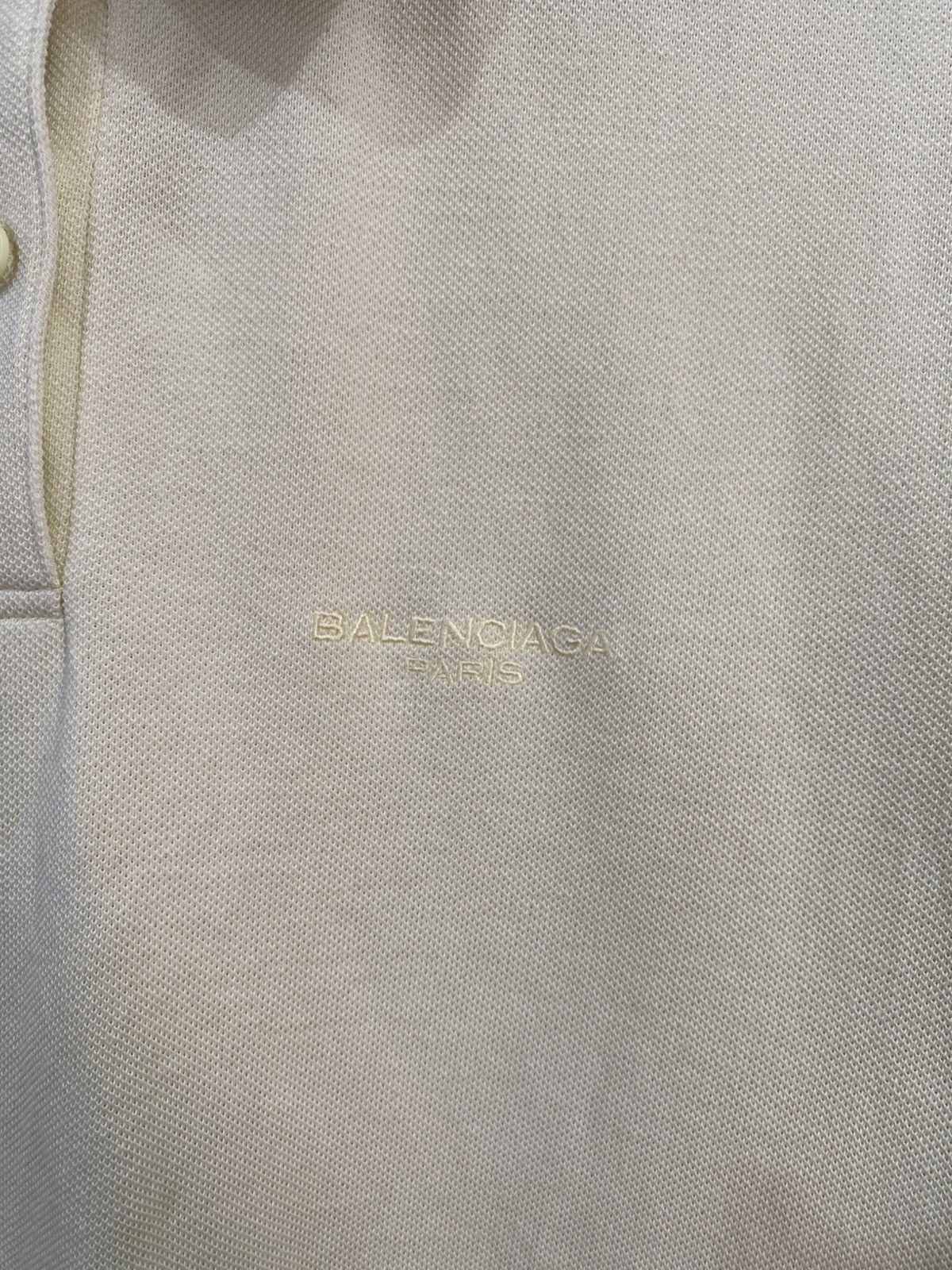 Balenciaga Balenciaga Spellout Polo Golf Tee Size US M / EU 48-50 / 2 - 3 Thumbnail