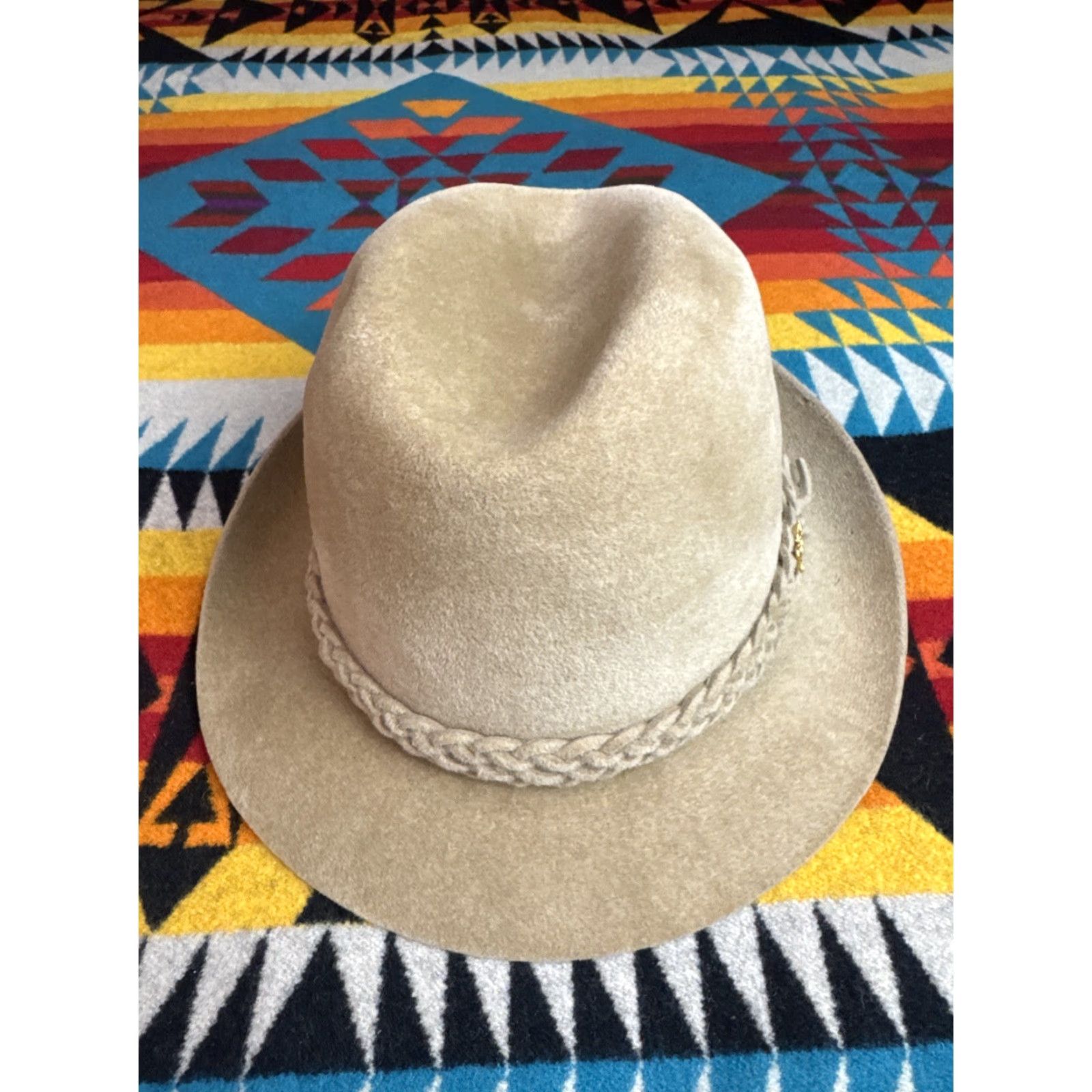 Coach VINTAGE Golden Coach By Dobbs Fur Felt Hat Cap 7 1/4 Good pre owned condition Mens Size ONE SIZE - 3 Thumbnail