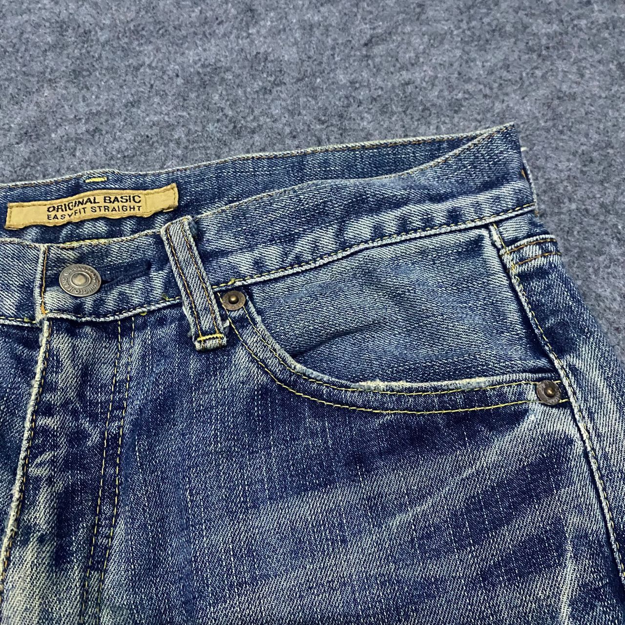 If Six Was Nine 💥Best Offer💥Vintage Uniqlo Original Basic Denim Size US 31 - 8 Thumbnail