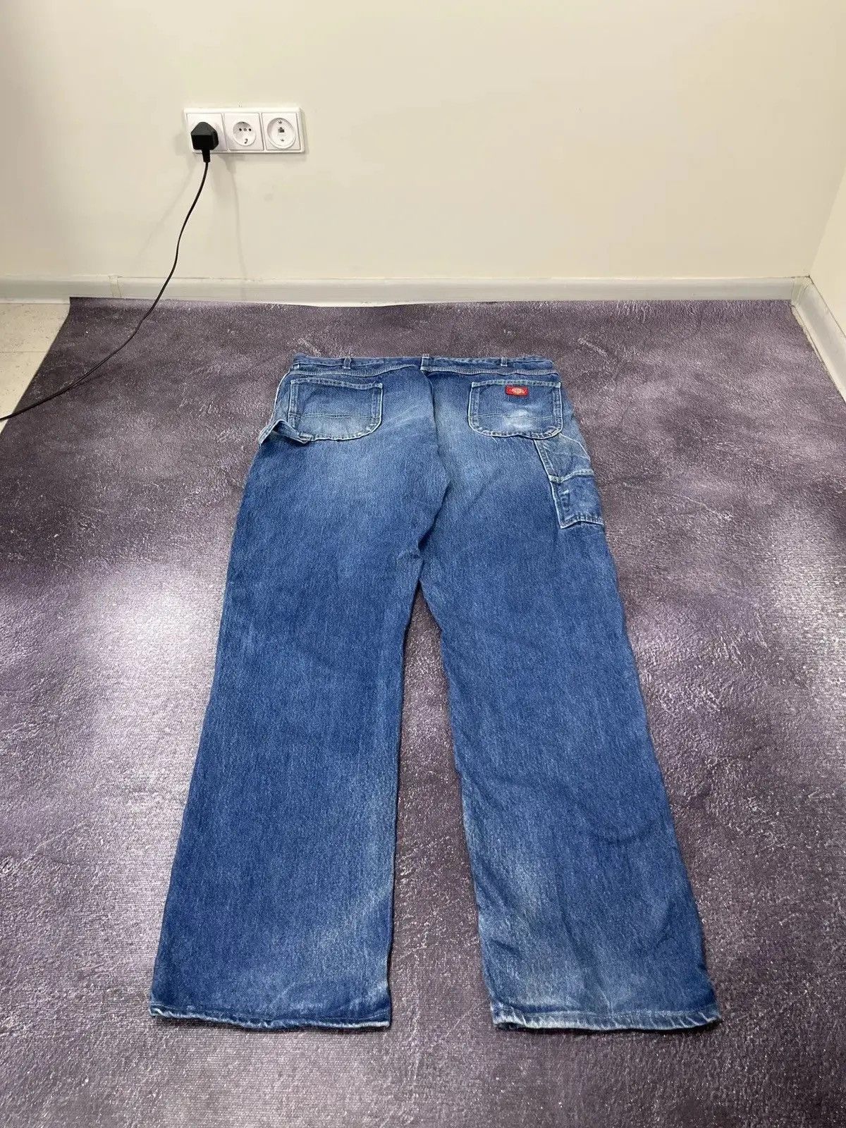 Dickies × Vintage Vintage Dickies Y2K Faded Blue Denim Hype Baggy Jeans Size US 42 / EU 58 - 3 Thumbnail