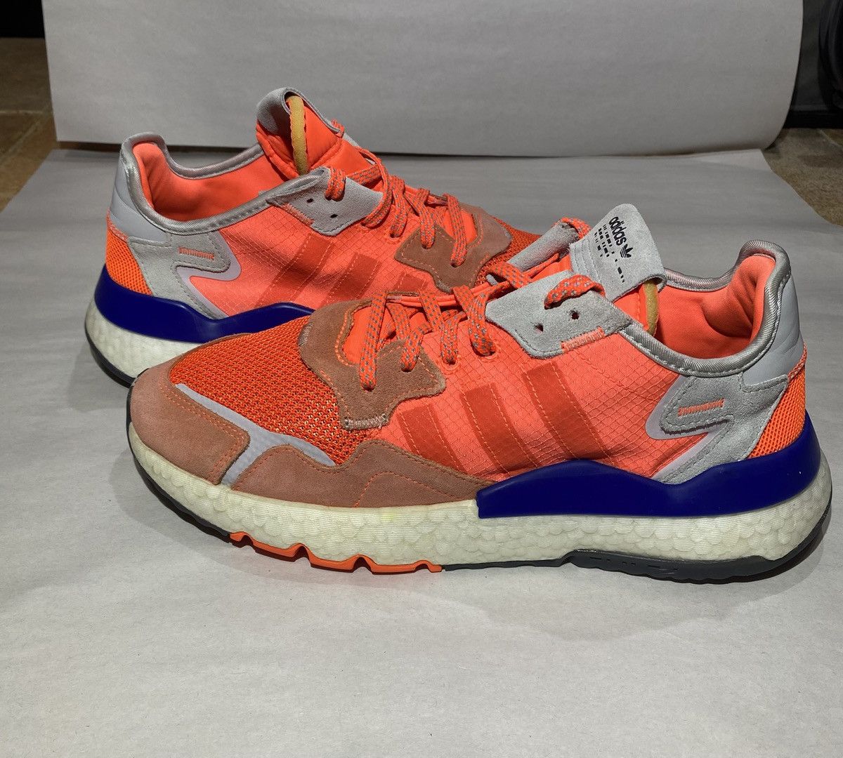 Adidas Adidas Nite Jogger “Solar Orange” Mens Size 10.5 Good Cond Size US 10.5 / EU 43-44 - 2 Thumbnail