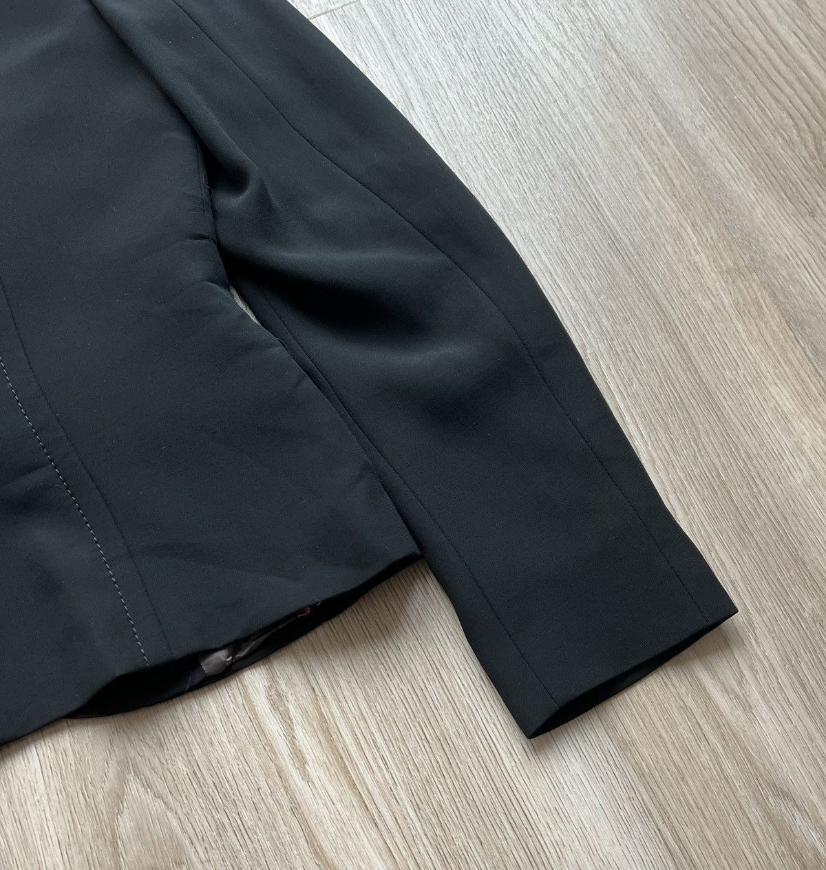 Max Mara Max Mara Black Blazer With Belt Size XL / US 12-14 / IT 48-50 - 14 Thumbnail