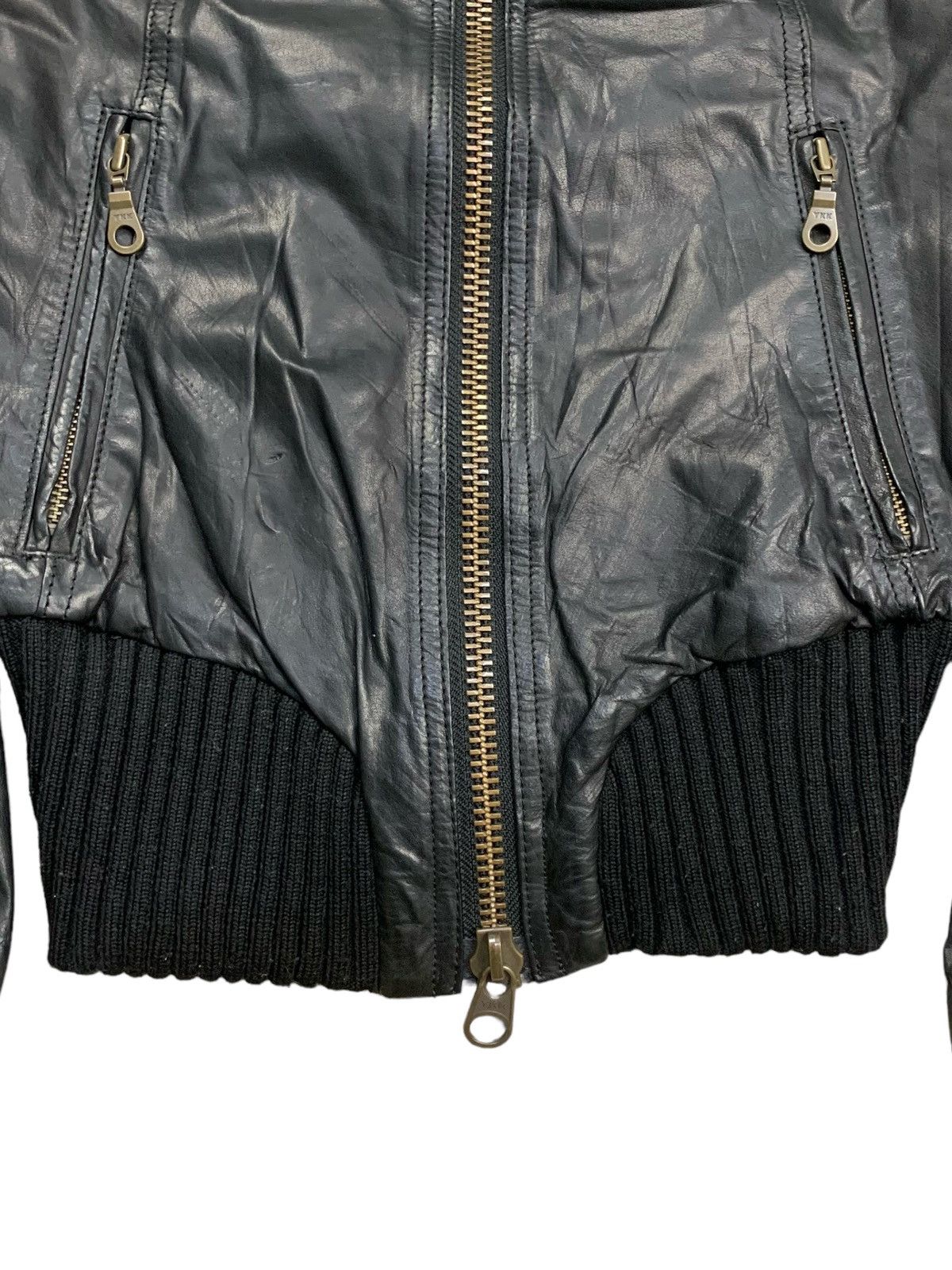 Le Grande Bleu (L.G.B.) 2000s L.G.B - Cyber Riders Leather Jacket Size US S / EU 44-46 / 1 - 6 Thumbnail