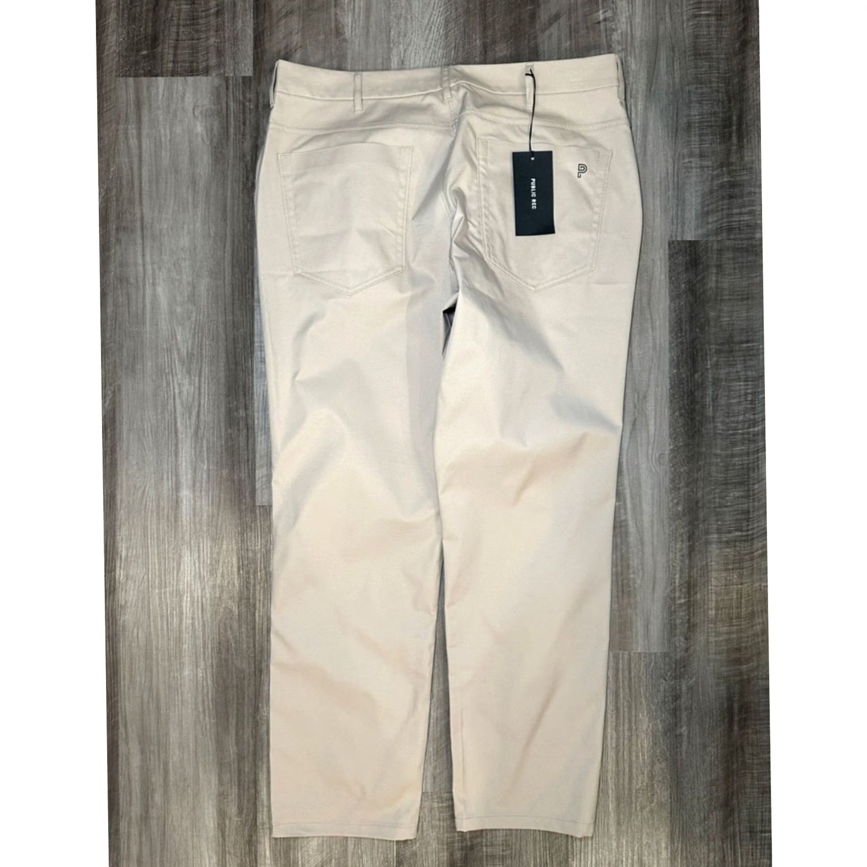 Vintage Public Rec Tan Chino Pants - 33 Regular Mens Size US 33 - 2 Thumbnail