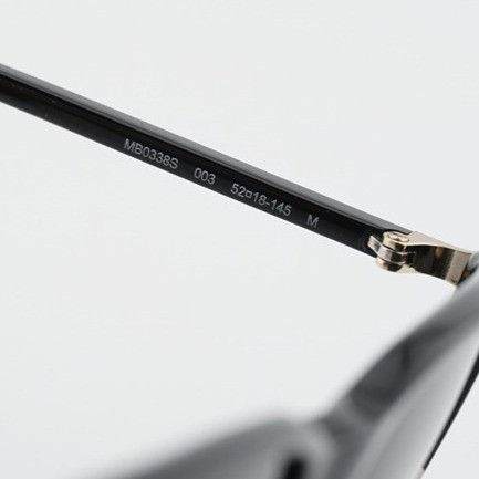 Montblanc Montblanc MB0338S 003 Sunglasses Black Square Frame Size ONE SIZE - 10 Thumbnail