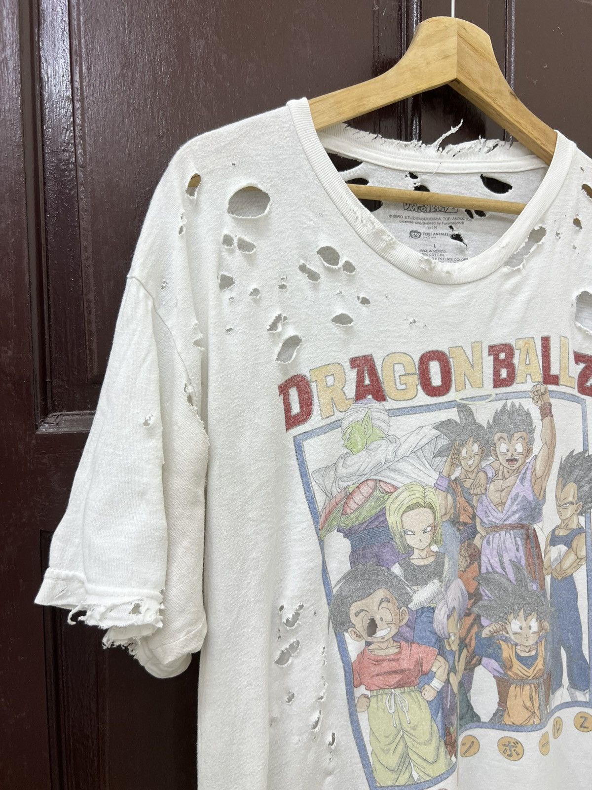 Anime VINTAGE Thrashed Faded Dragon Ball Z Distressed Tee Size US L / EU 52-54 / 3 - 2 Thumbnail