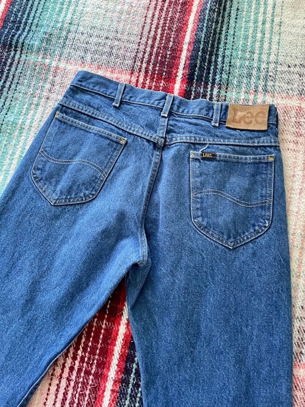Lee 80s Lee Union Made Straight Leg Jeans 32x32 Size US 32 / EU 48 - 4 Thumbnail