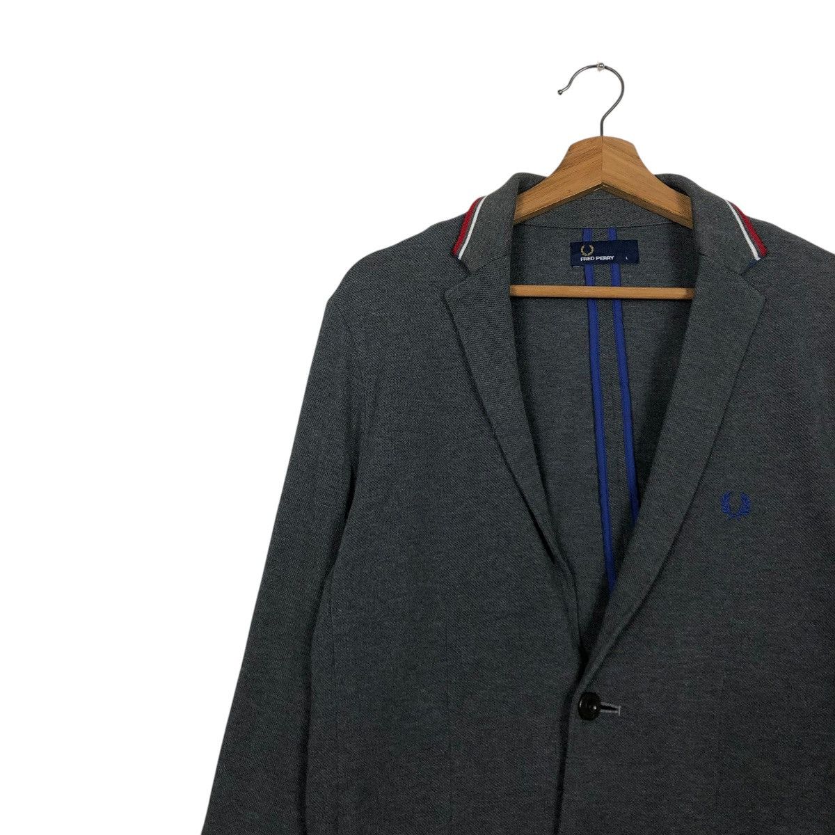 Japanese Brand 🔥VINTAGE BUTTON JACKET CARDIGAN FRED PERRY Size US L / EU 52-54 / 3 - 9 Thumbnail