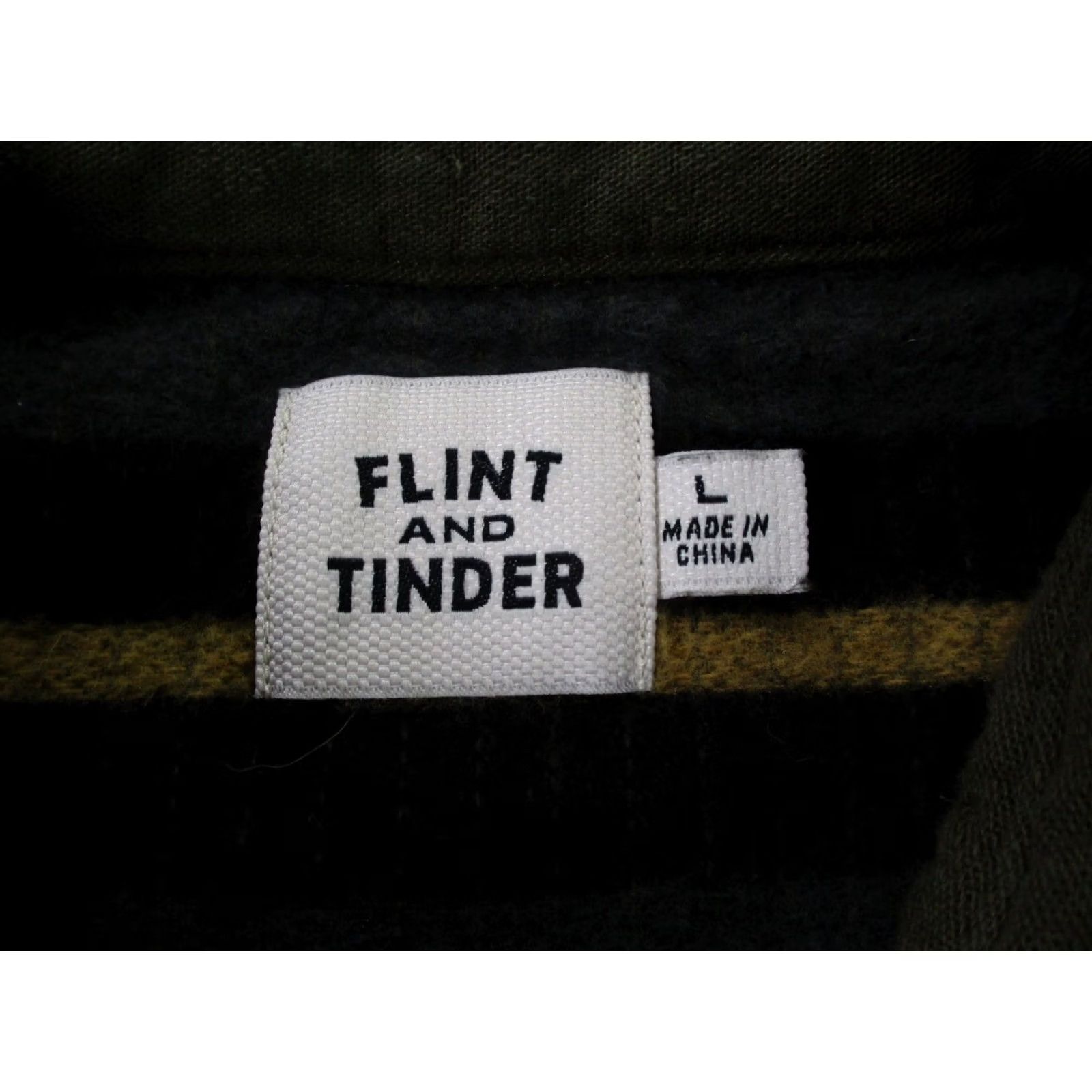 Vintage Flint & Tinder Shirt Mens L Green Cotton Flannel Button-Up Snap Western Casual Preppy Jacket Pattern: Solid Size US L / EU 52-54 / 3 - 6 Thumbnail