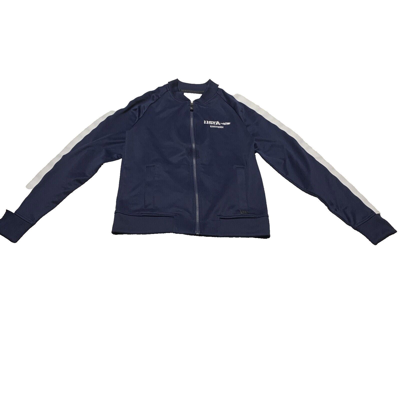 New Era New Era Men's XS Navy Blue Varsity Track Jacket Zip Size US XS / EU 42 / 0 - 2 Thumbnail