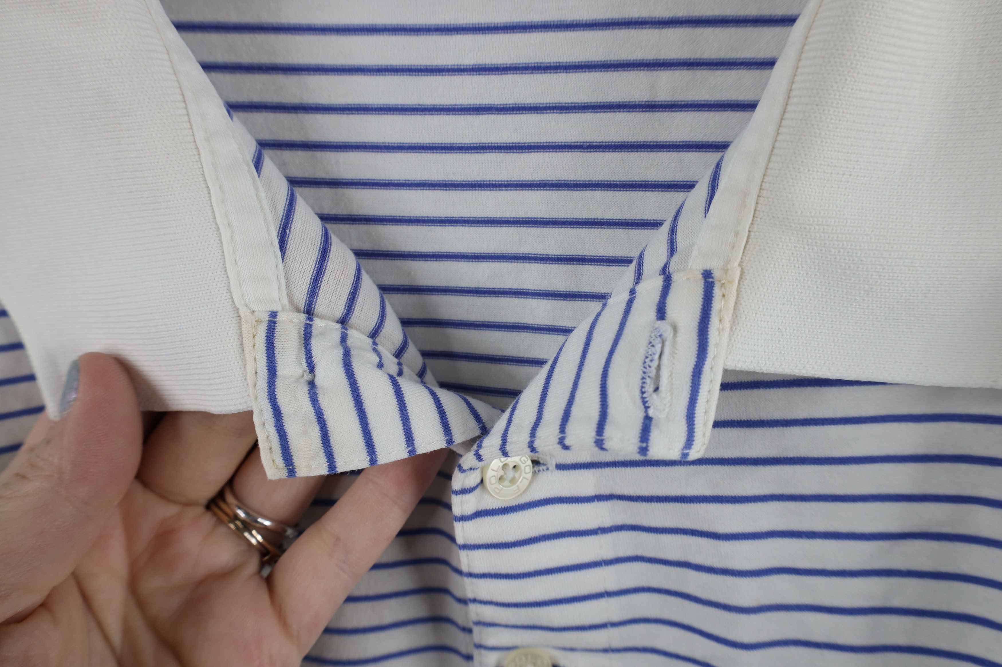 Ralph Lauren Vintage Polo Golf Ralph Lauren Striped Collared Polo Shirt Size US XL / EU 56 / 4 - 8 Thumbnail
