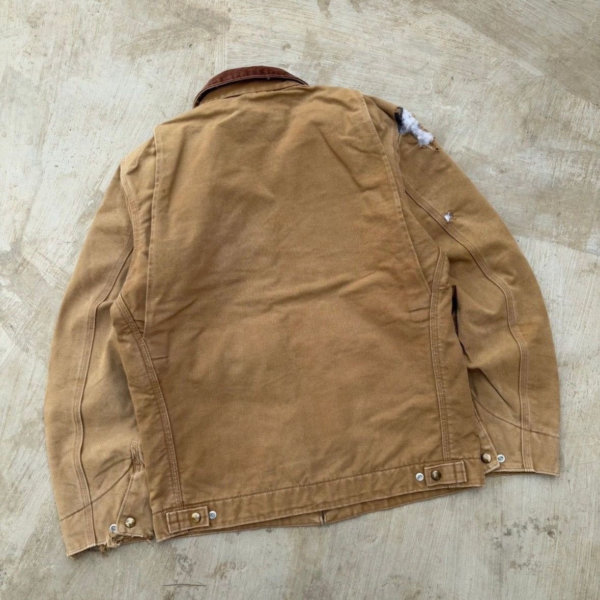 Carhartt Vintage 00s Carhartt Detroit Jacket BRN Size US M / EU 48-50 / 2 - 8 Thumbnail