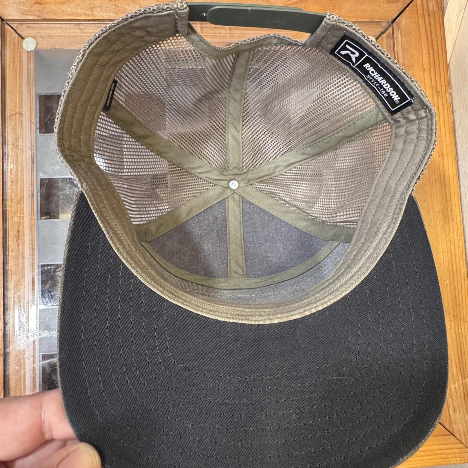 Designer Richardson 7FIVE Snap Back Hat Camo Military Leather Patch Size ONE SIZE - 10 Thumbnail