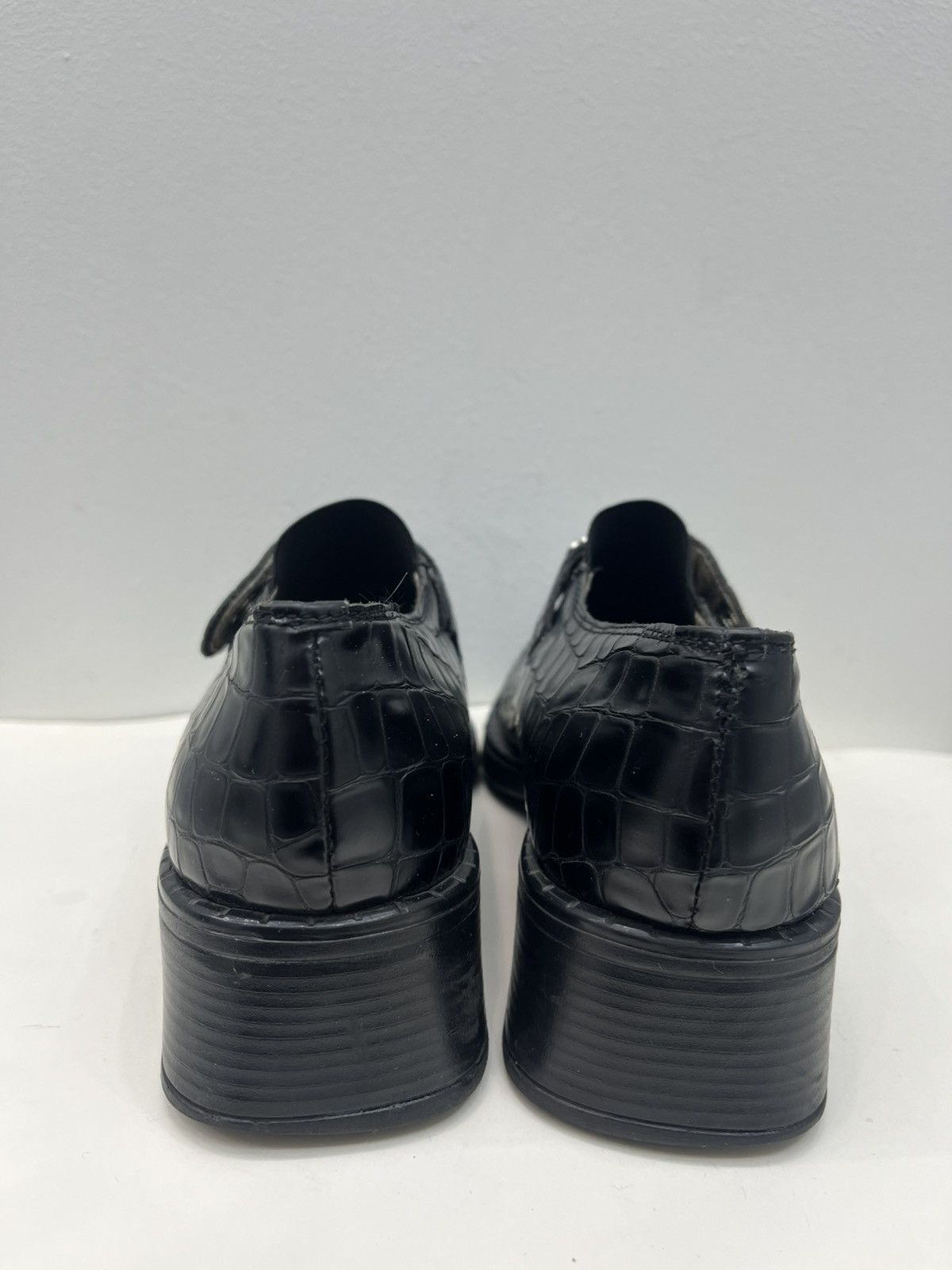 Moschino Moschino Movable Logo Chunky Platform Slip On Loafers Size US 7 / IT 37 - 5 Thumbnail