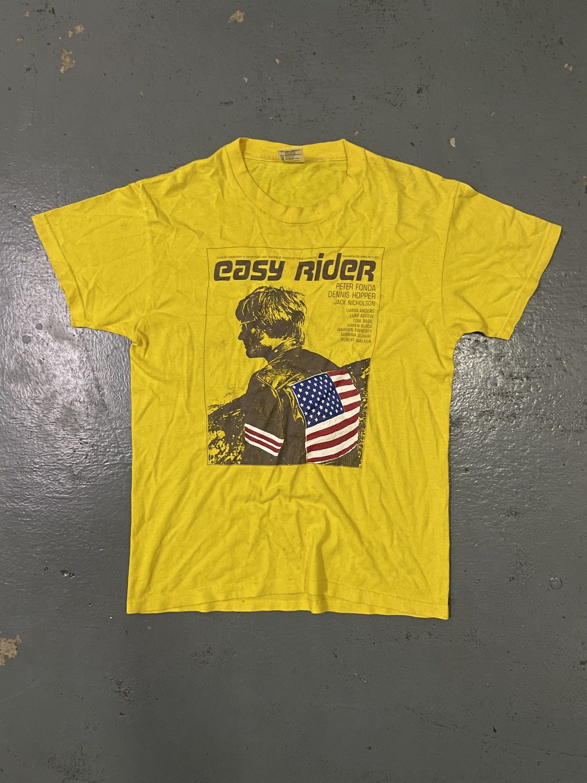 Delta × Vintage Vintage 90s Easy Rider “PETER FONDA” Poster Movie Tshirts Size US S / EU 44-46 / 1 - 1 Thumbnail