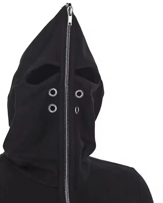 Japanese Brand × Vintage Over Size Zip Up Mask Hoodie Size US L / EU 52-54 / 3 - 4 Thumbnail