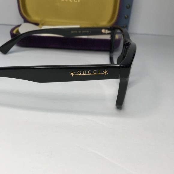 Gucci 💯 - New Authentic Gucci GG1177O Eyeglasses 004 - Black - T Size ONE SIZE - 9 Thumbnail