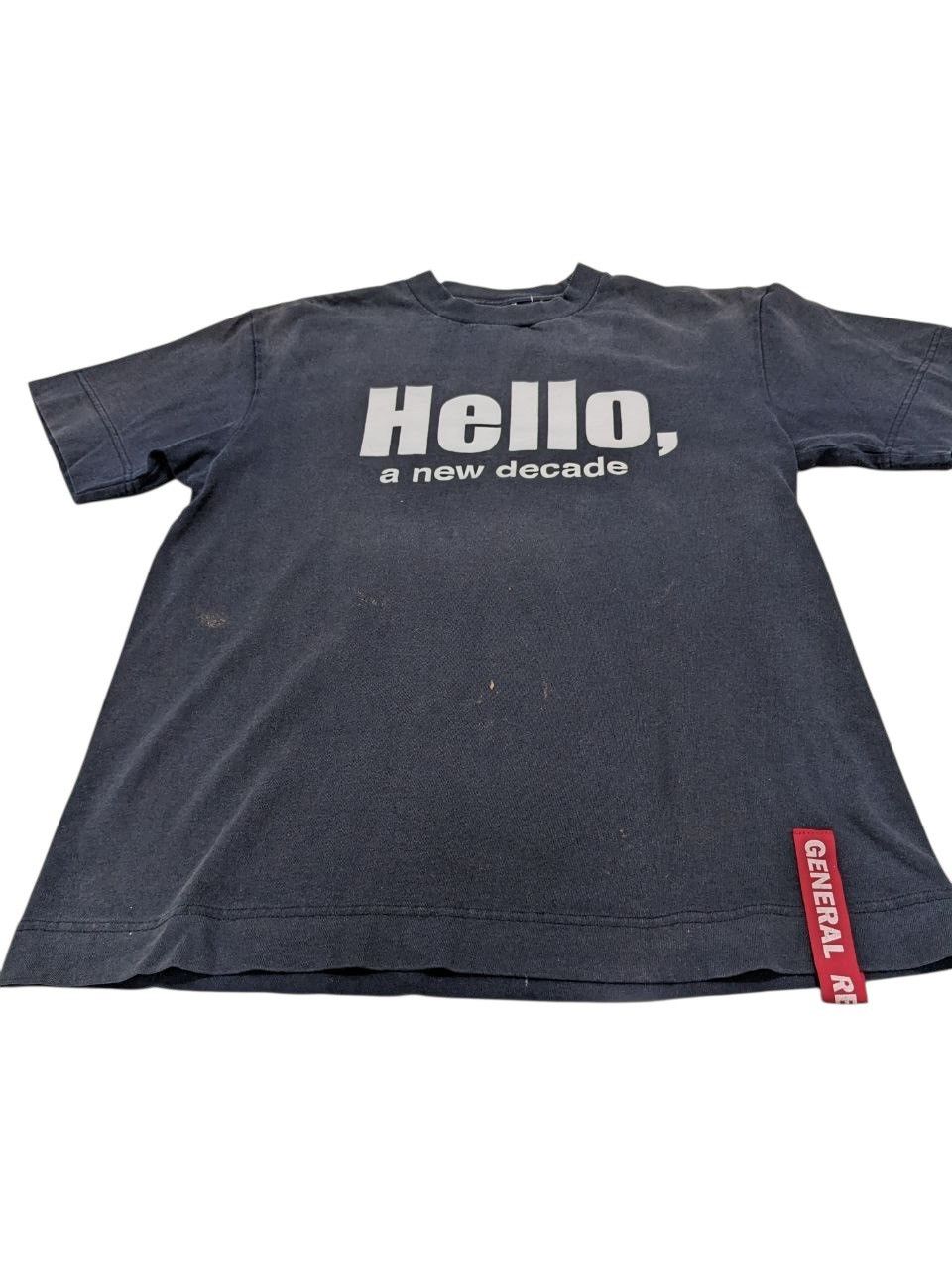 General Research VINTAGE 10th ANNIVERSARY HELLO NEW DECADE GENERAL RESEARCH T Size US M / EU 48-50 / 2 - 2 Thumbnail