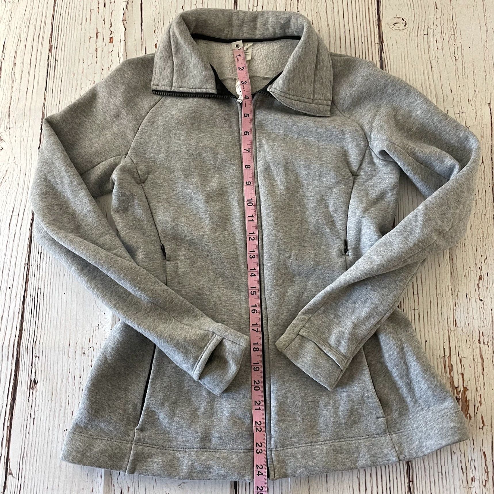 Lululemon Lululemon Full Zip Cotton Blend Athletic Jacket Women's 4 Gray Size S / US 4 / IT 40 - 3 Thumbnail