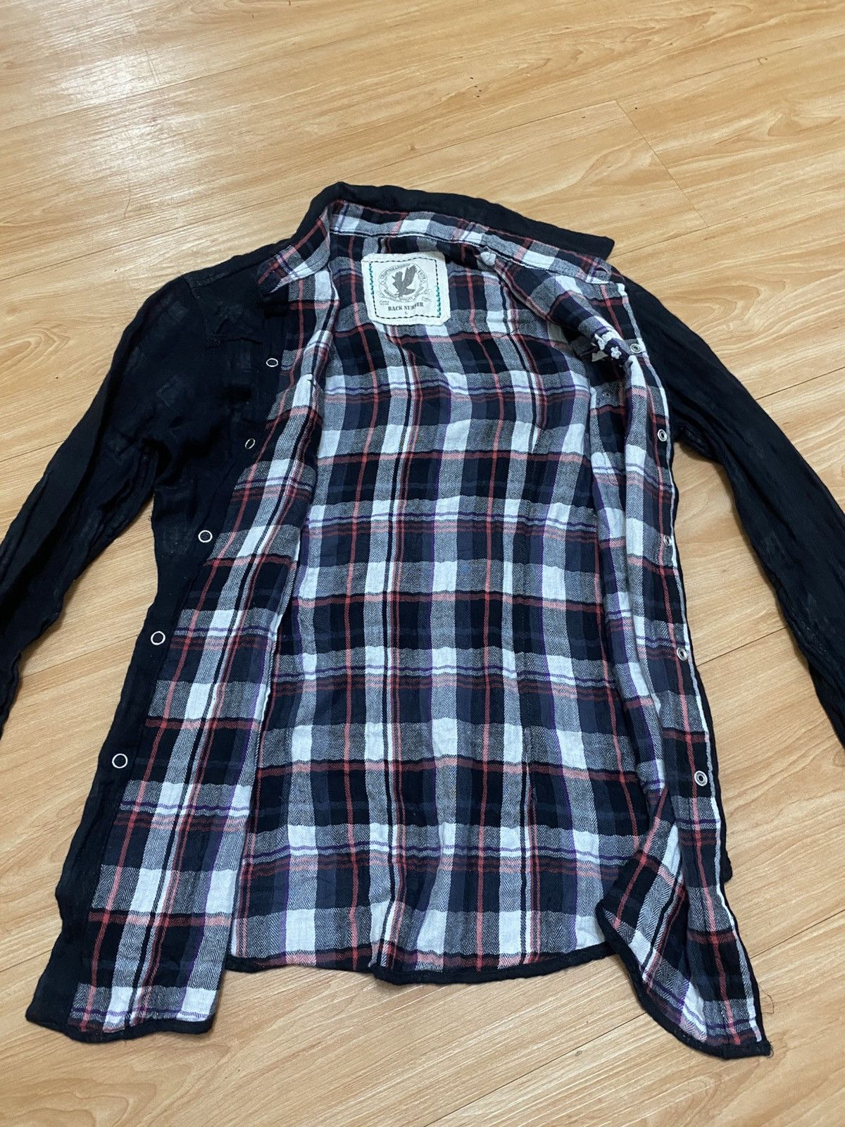 Japanese Brand Vintage Black Mountains Western Shirt – Snap Buttons Size L / US 10 / IT 46 - 8 Thumbnail