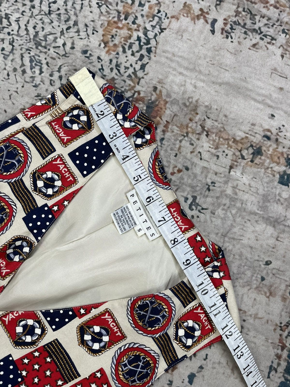 Talbots Vtg Talbots Nautical Rayon Tie Back Yatch Boat Vest Size S / US 4 / IT 40 - 10 Thumbnail