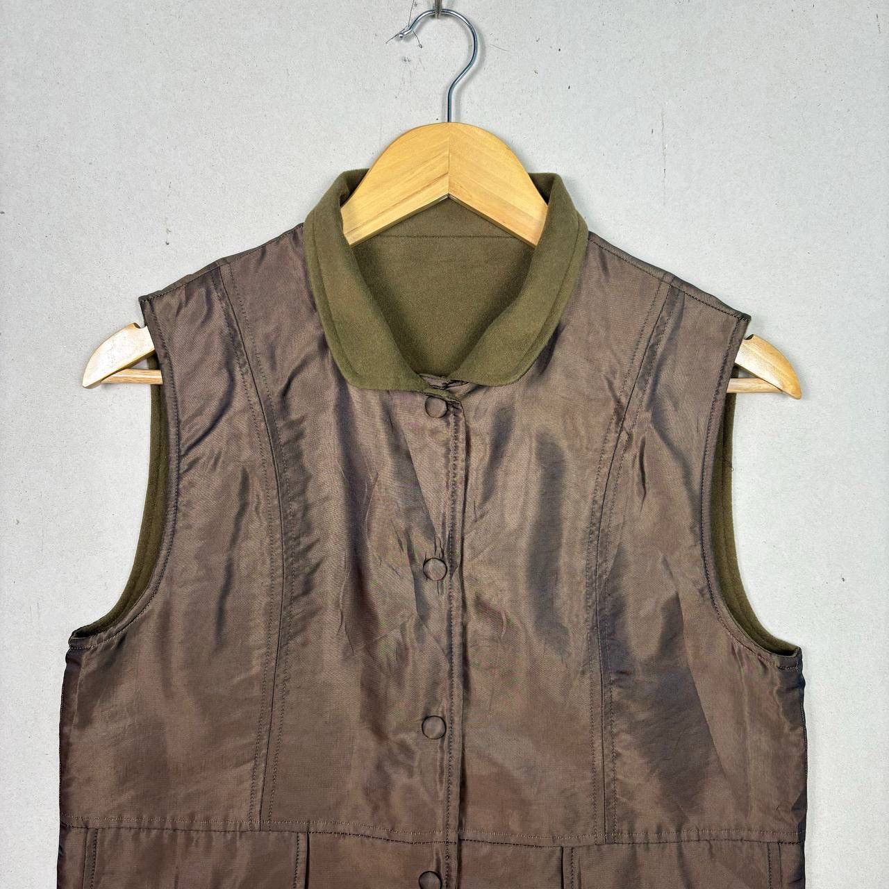 Lancel Lancel Brown Reversible Vest Jacket Size US S / EU 44-46 / 1 - 5 Thumbnail