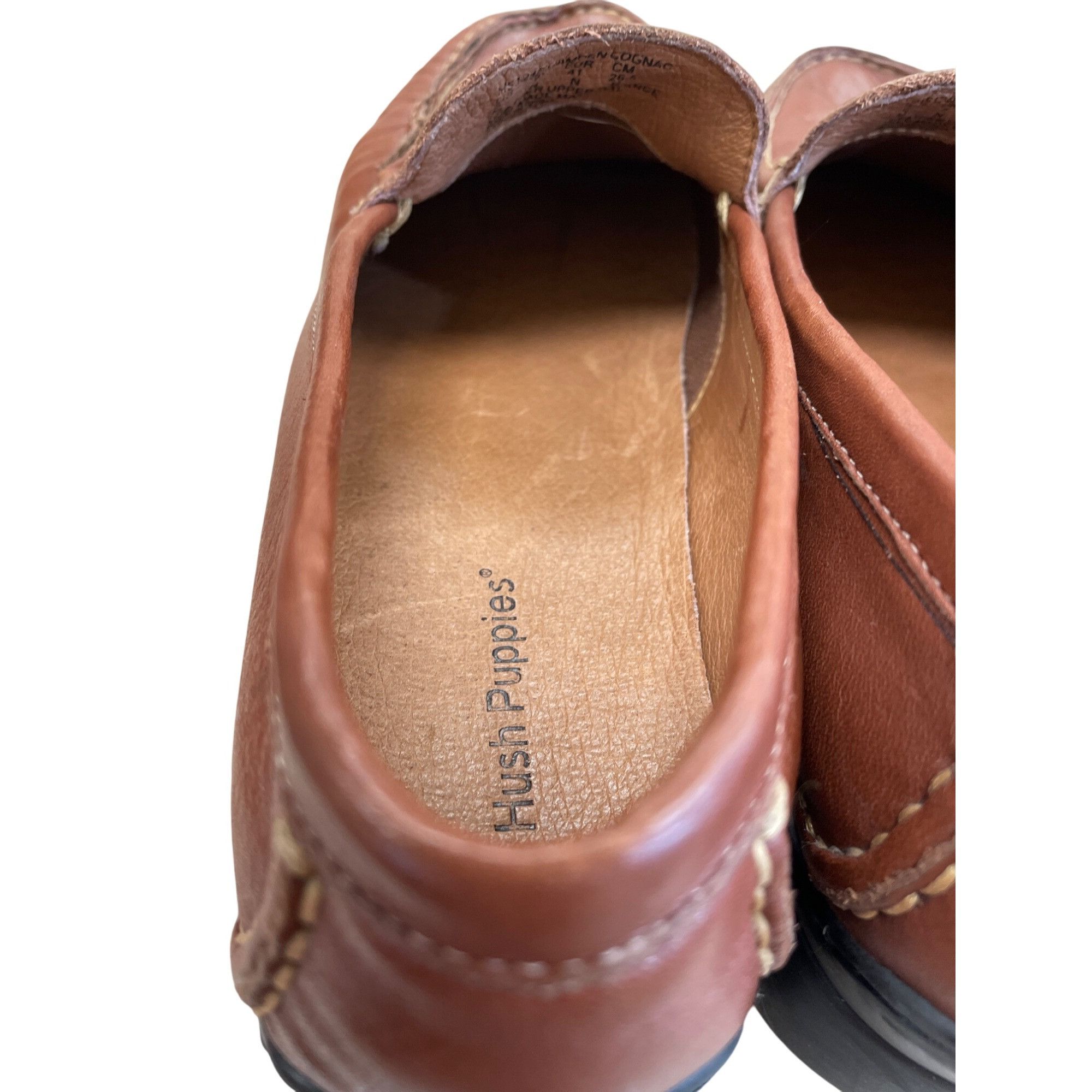 Hush Puppies Hush Puppies Mens Brown Leather Slip-On Loafers Shoes Size 9 Size US 9 / EU 42 - 8 Thumbnail