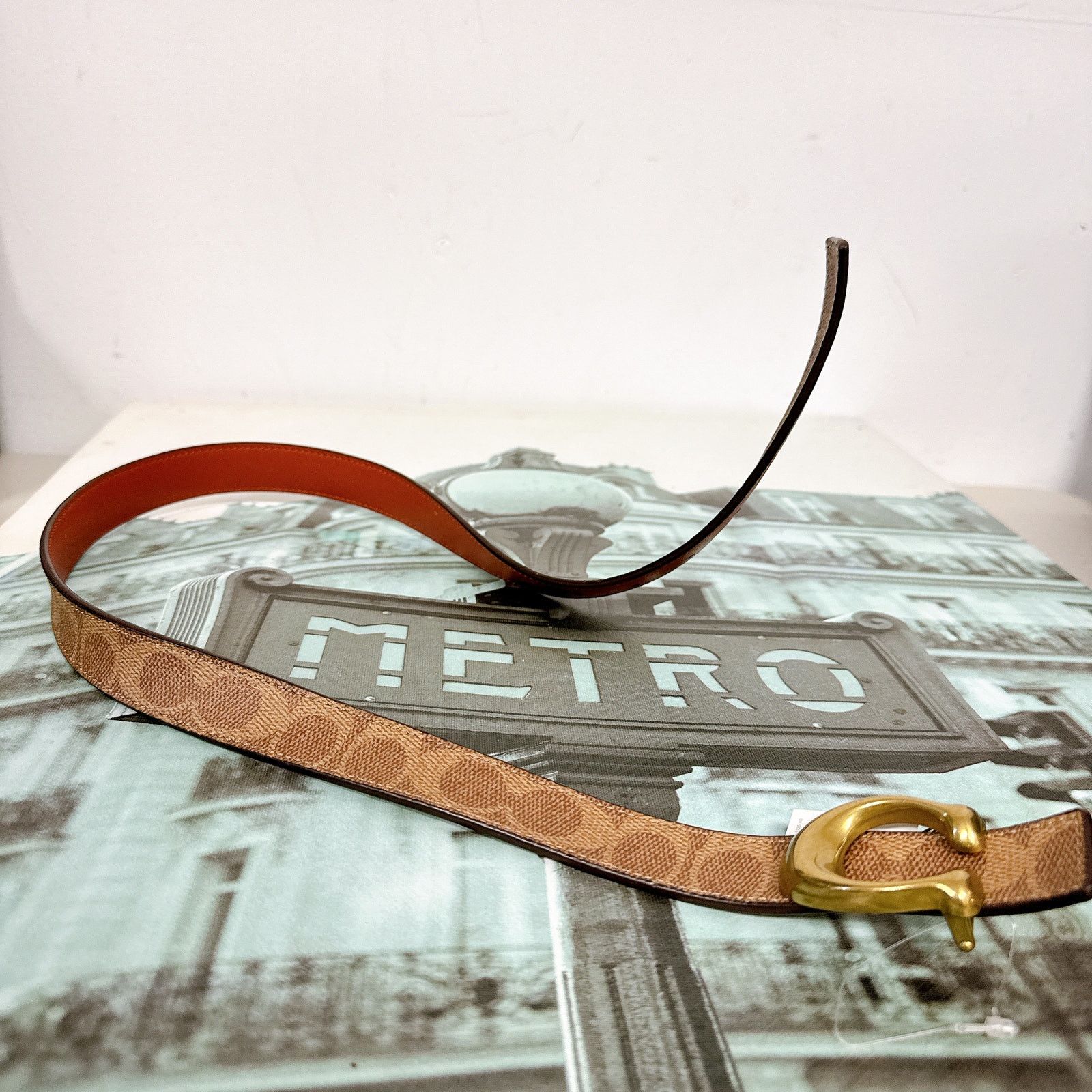 Coach Coach 78173 C Hardware Reversible Belt, 25 Mm Size ONE SIZE - 3 Thumbnail
