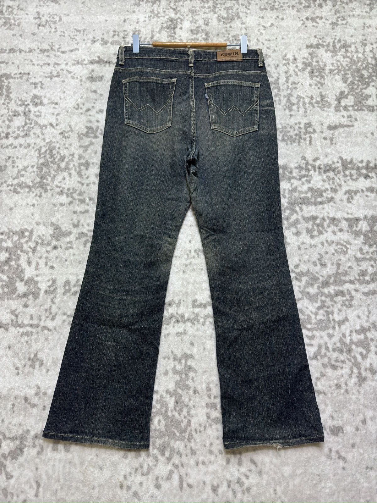 Edwin Vintage Miss Edwin Flex Flared Streetwear Archive Jeans Size US 31 - 2 Thumbnail