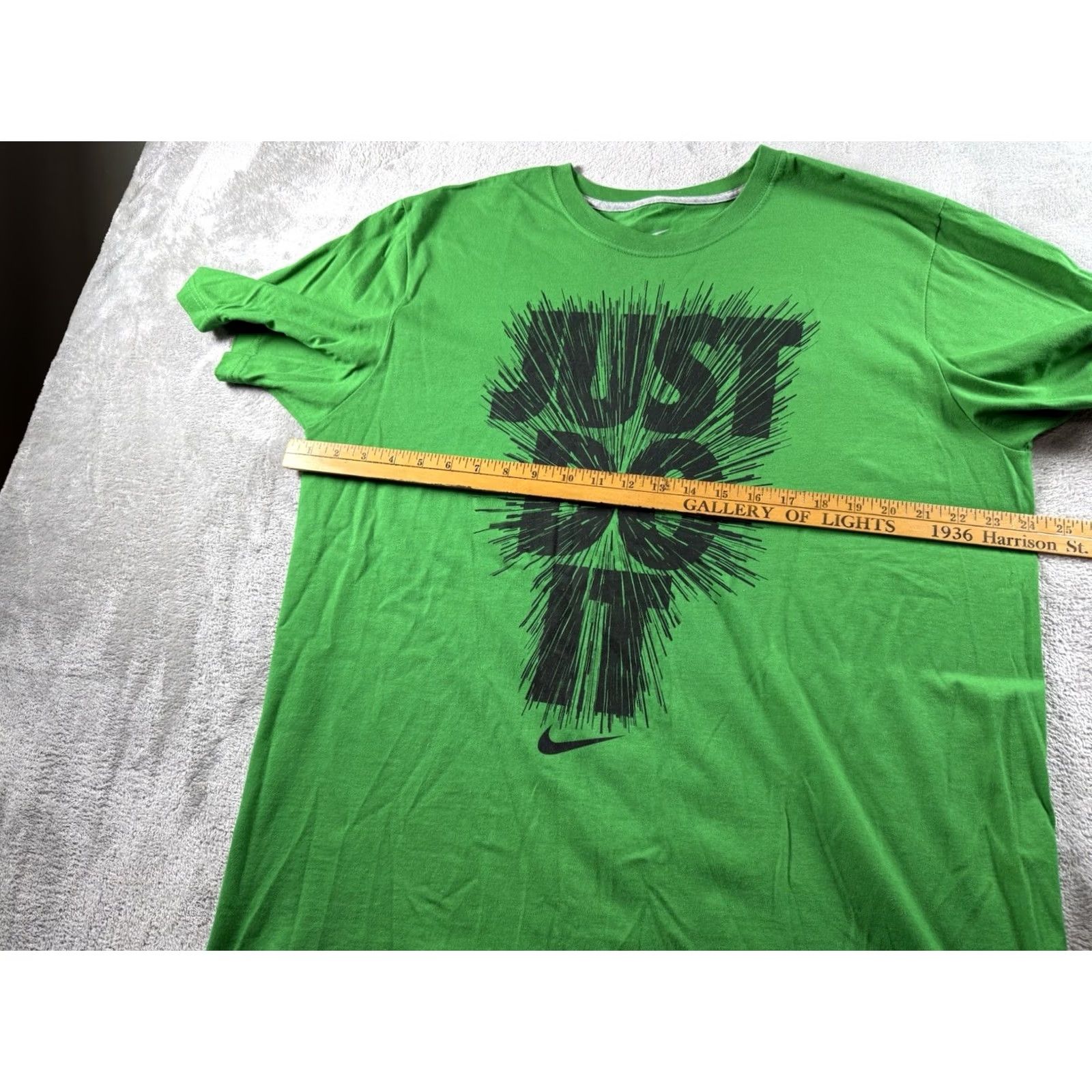 Nike Nike Tee Green JUST DO IT Logo Graphic T Shirt Mens XL Golf Links Size US XL / EU 56 / 4 - 3 Thumbnail