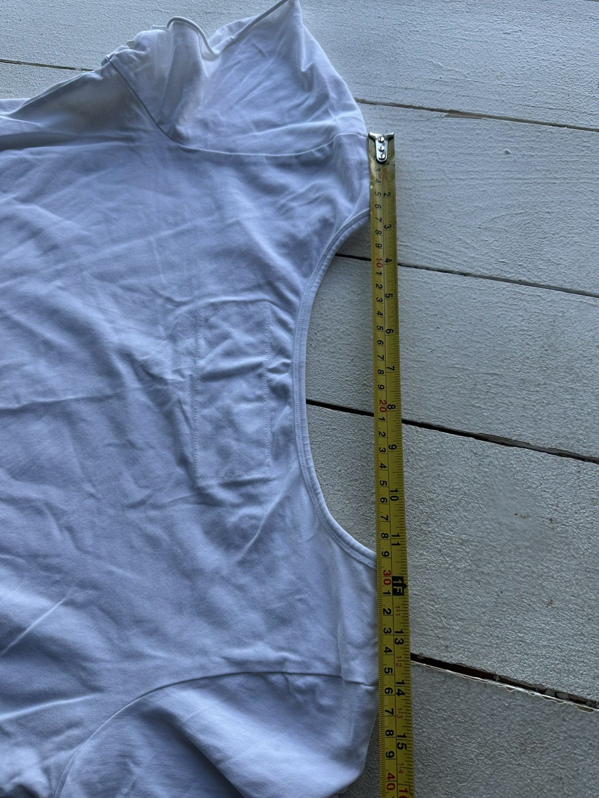 Rundholz RUNDHOLZ 🚨 WHITE T-SHIRT RARE AVANT GARDE OPIUM Size L / US 10 / IT 46 - 20 Thumbnail