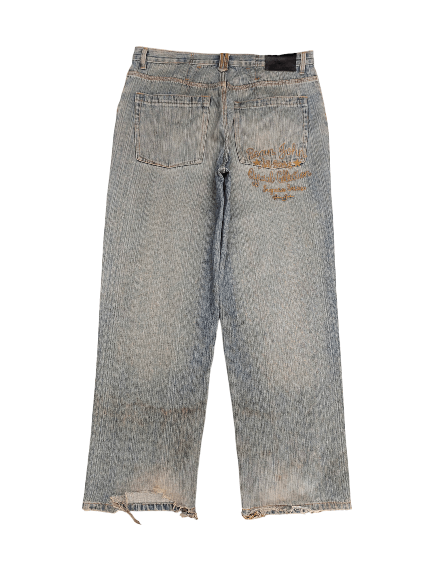 Sean John Sean John Embroidered Wide Leg Denim Y2k Jnco Baggy Jeans Size US 38 / EU 54 - 2 Thumbnail