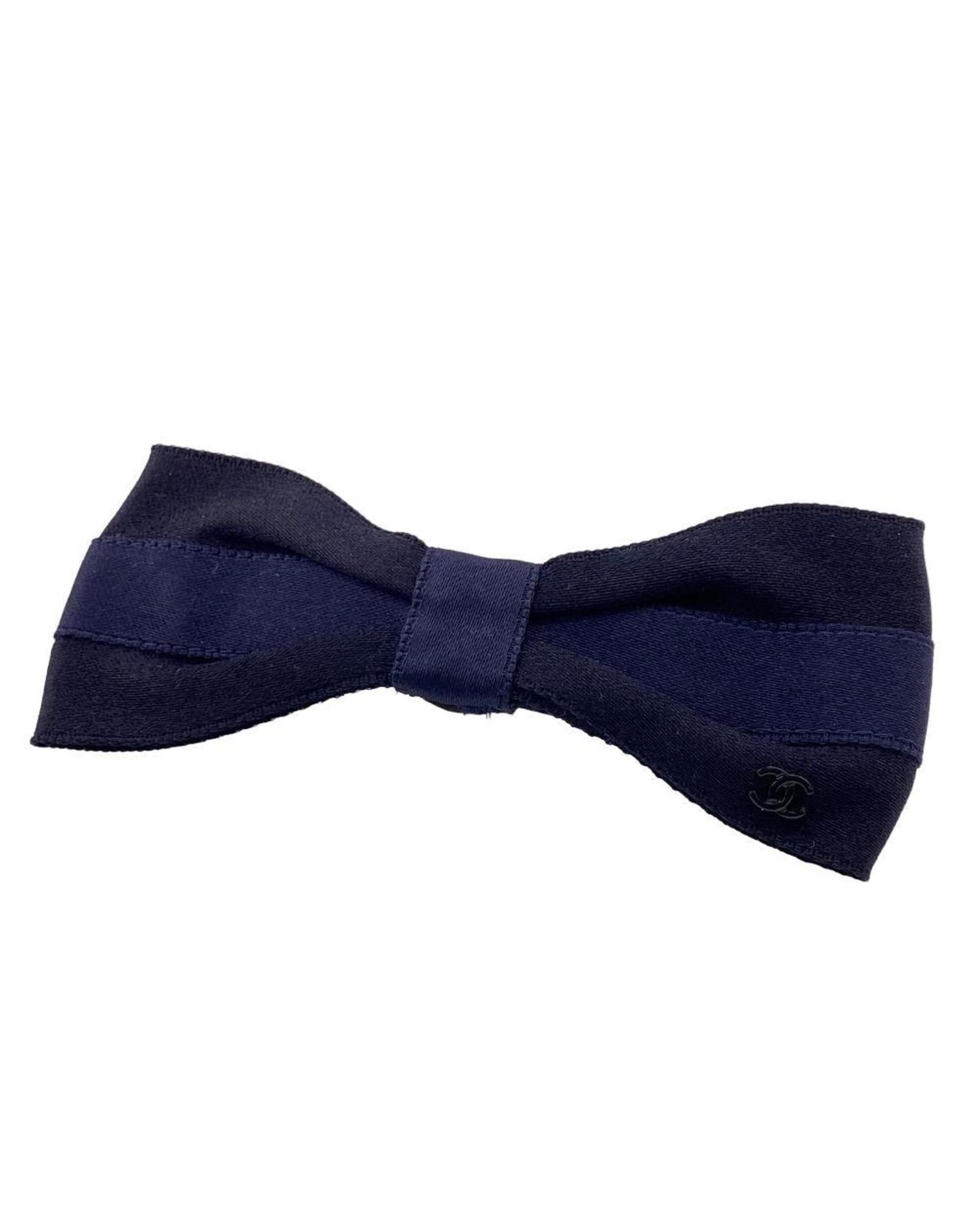 image of Navy Synthetic Chanel Barrette, Women's