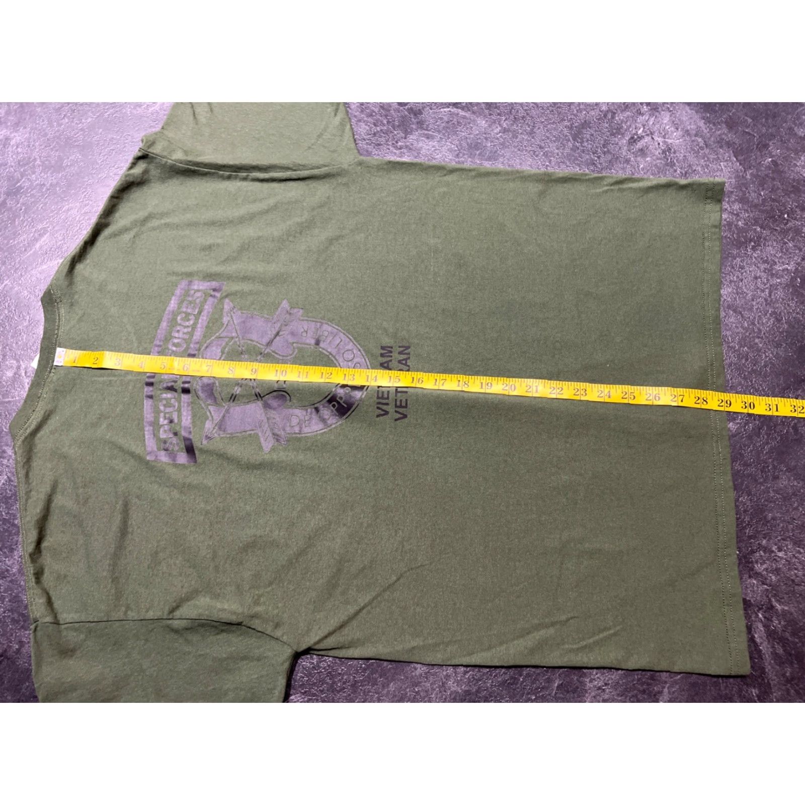 Jerzees US Special Forces Shirt Army Green Beret Custom Performance Shirt XL Men Short Sleeve Crew Neck Graphic Tee Size US XL / EU 56 / 4 - 4 Thumbnail