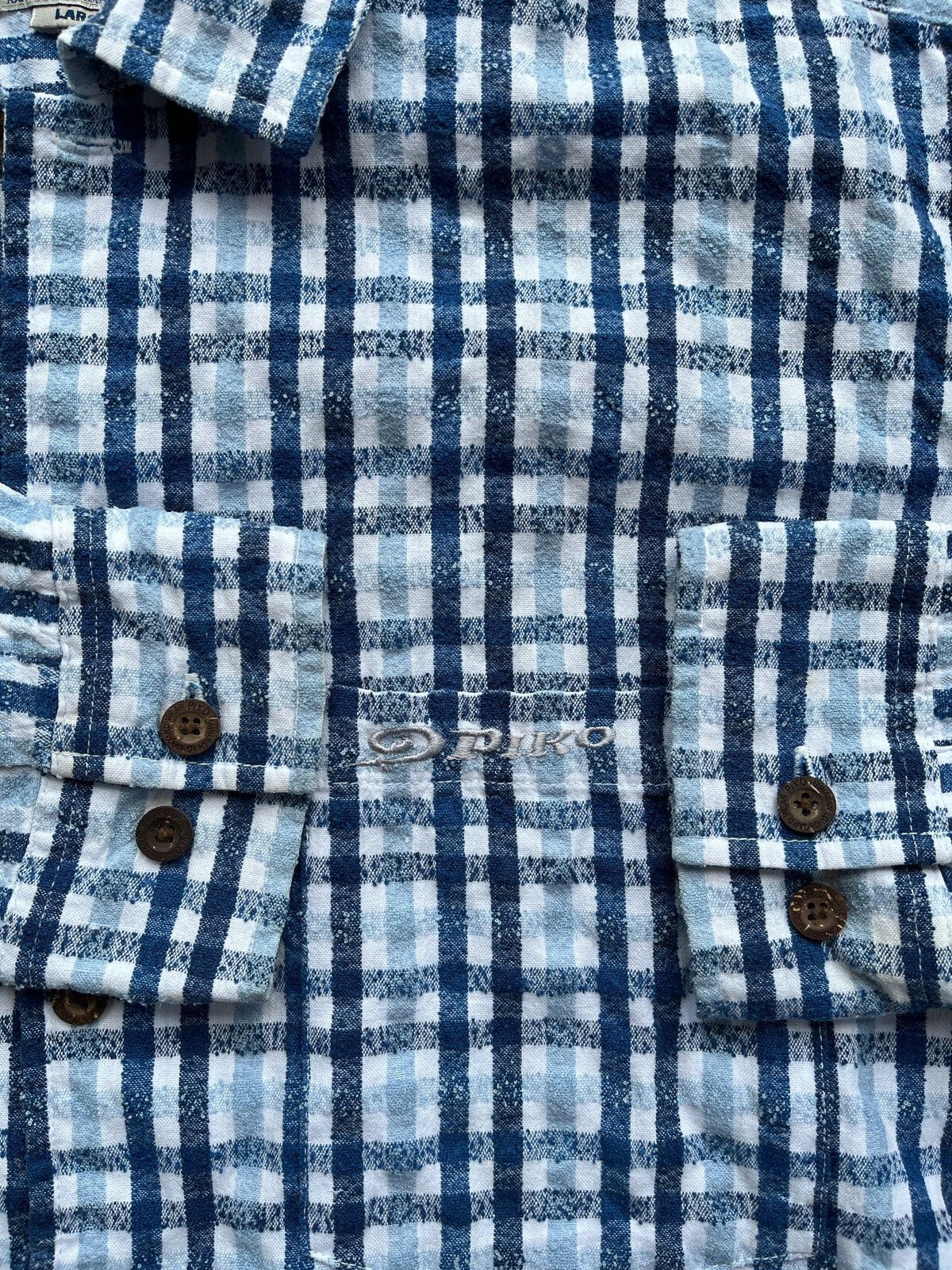 Other Vintage Piko Plaid Longshirt Size US L / EU 52-54 / 3 - 4 Thumbnail