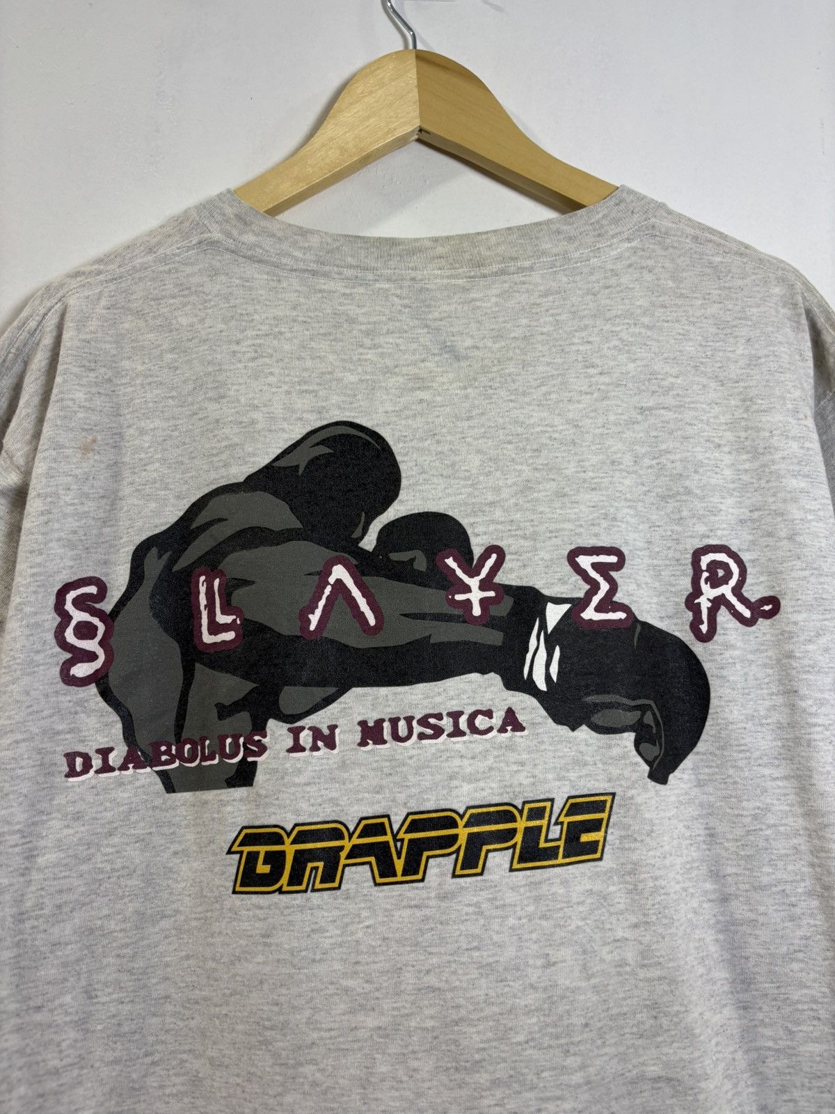 Band Tees × Slayer × Vintage Vintage 90’s Slayer Diabolus In Musica 1998 Tshirt Size US L / EU 52-54 / 3 - 3 Thumbnail