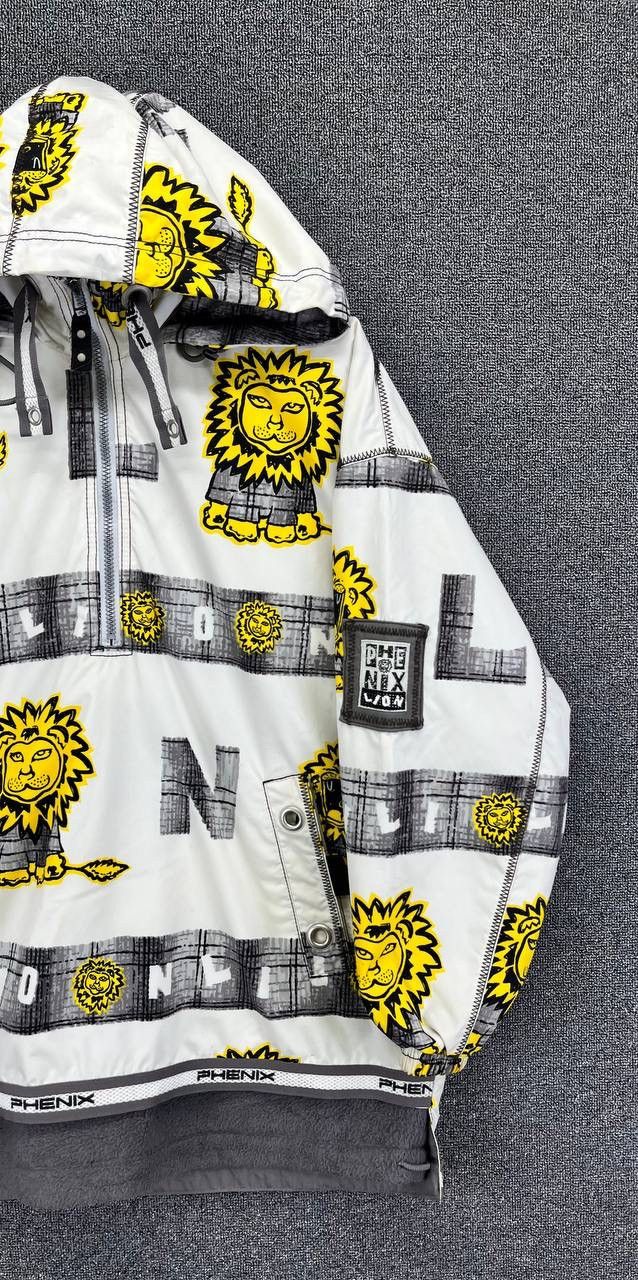 Japanese Brand Vintage Phenix Lions Full Print Rare Hooded Ski Jacket Size US L / EU 52-54 / 3 - 4 Thumbnail