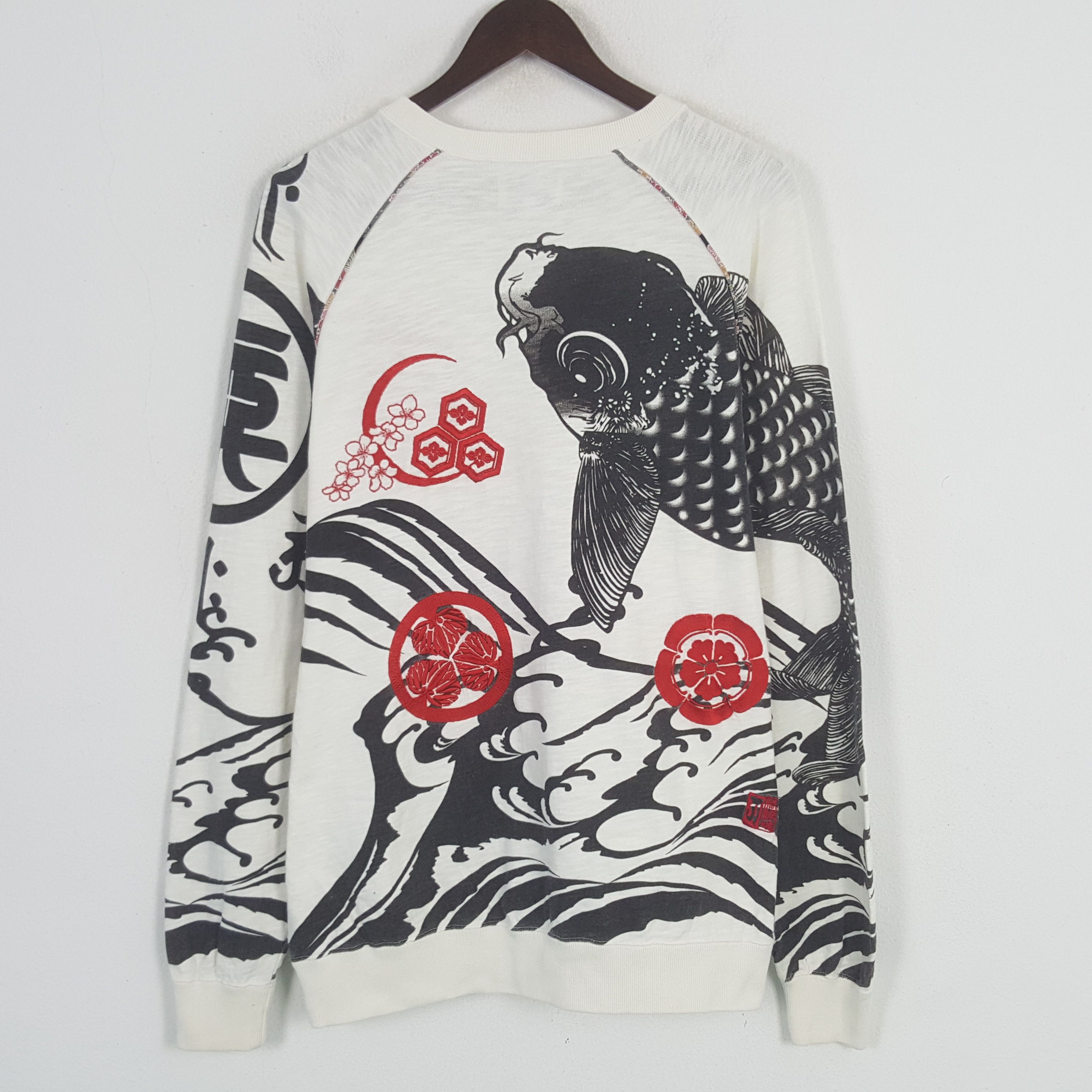 Japanese Brand Vintage Karakumi Tamaschi Art Overprinted Japanese Tshirt Size US L / EU 52-54 / 3 - 1 Thumbnail