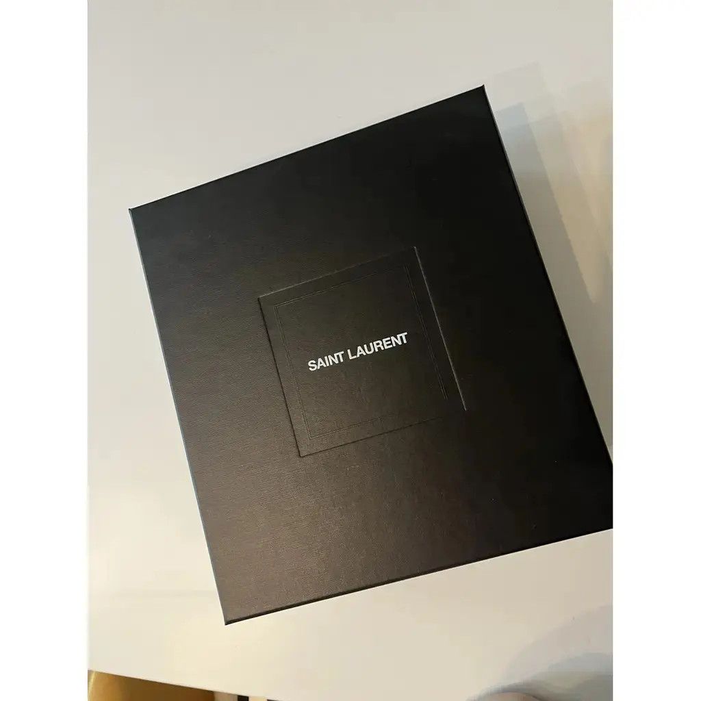Saint Laurent Paris o1b1hav111224 Le Maillon Sandals in Smooth Leather in Black Size US 5 / IT 35 - 5 Thumbnail