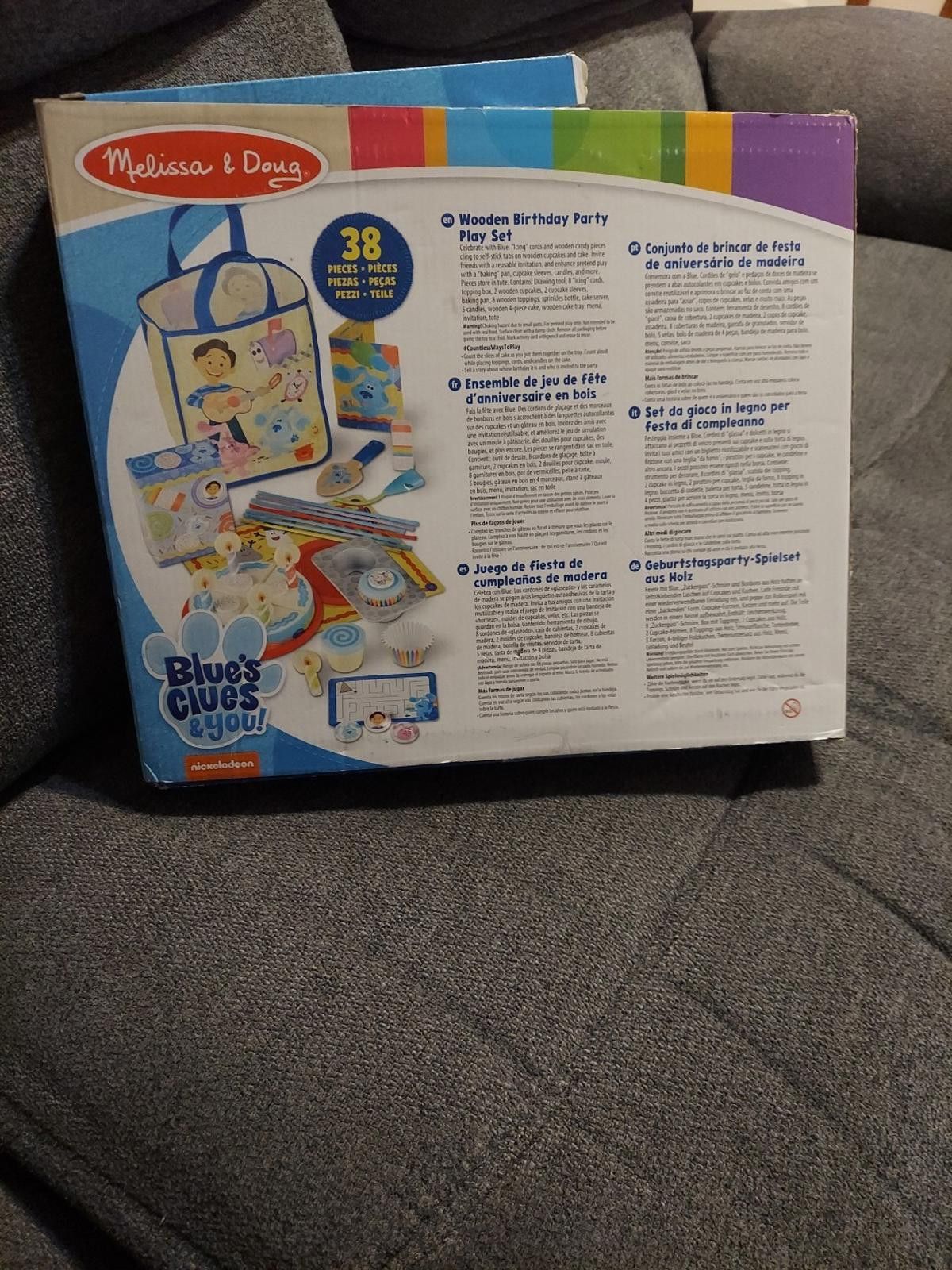 Other NIB Melissa & Doug Blue's Clues Wooden Birthday party Size ONE SIZE - 6 Thumbnail