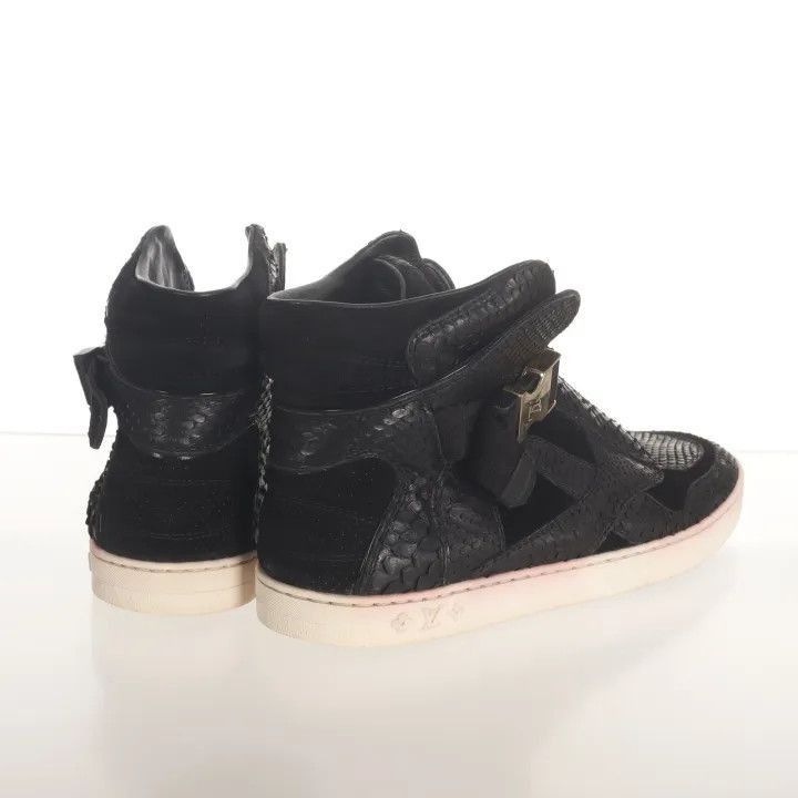 Louis Vuitton Louis Vuitton Black High-Top Sneakers -2508 Size US 7.5 / EU 40-41 - 1 Thumbnail