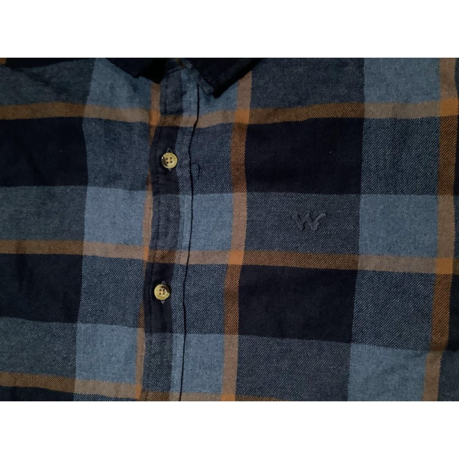 Vintage Wildcraft Shirt Mens 2XL Blue Brown Plaid Button Front Long Sleeve Cotton Size US XXL / EU 58 / 5 - 5 Thumbnail