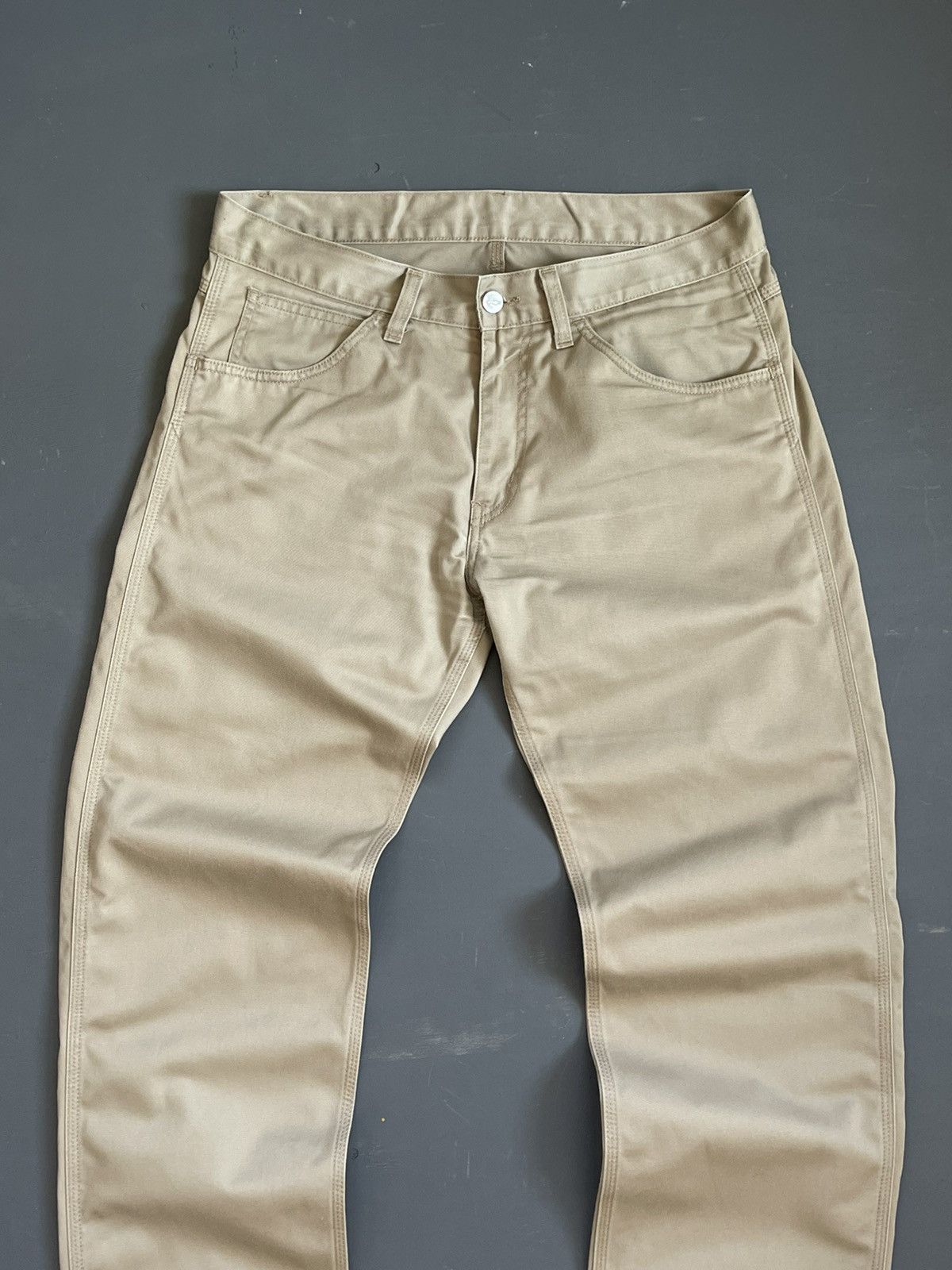 Carhartt Carhartt Beige Vintage Single Knee Skill Pants Pocket Logo Size US 32 / EU 48 - 3 Thumbnail