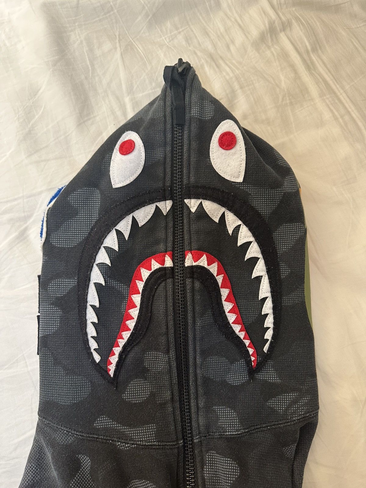 Bape Dot Camo Shark Full Zip Hoodie Size US M / EU 48-50 / 2 - 3 Thumbnail