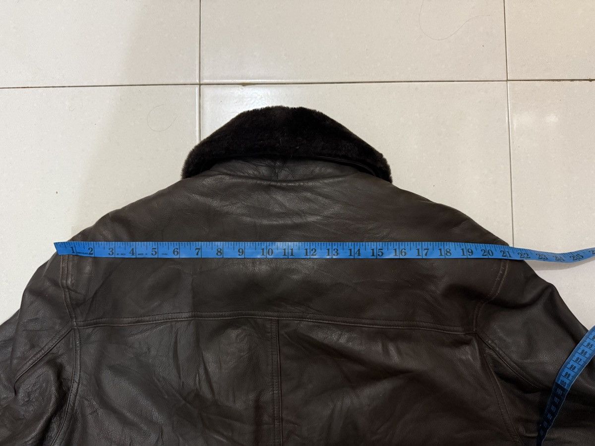Yves Saint Laurent VTG YSL Shearling Leather Jacket Size US L / EU 52-54 / 3 - 19 Thumbnail
