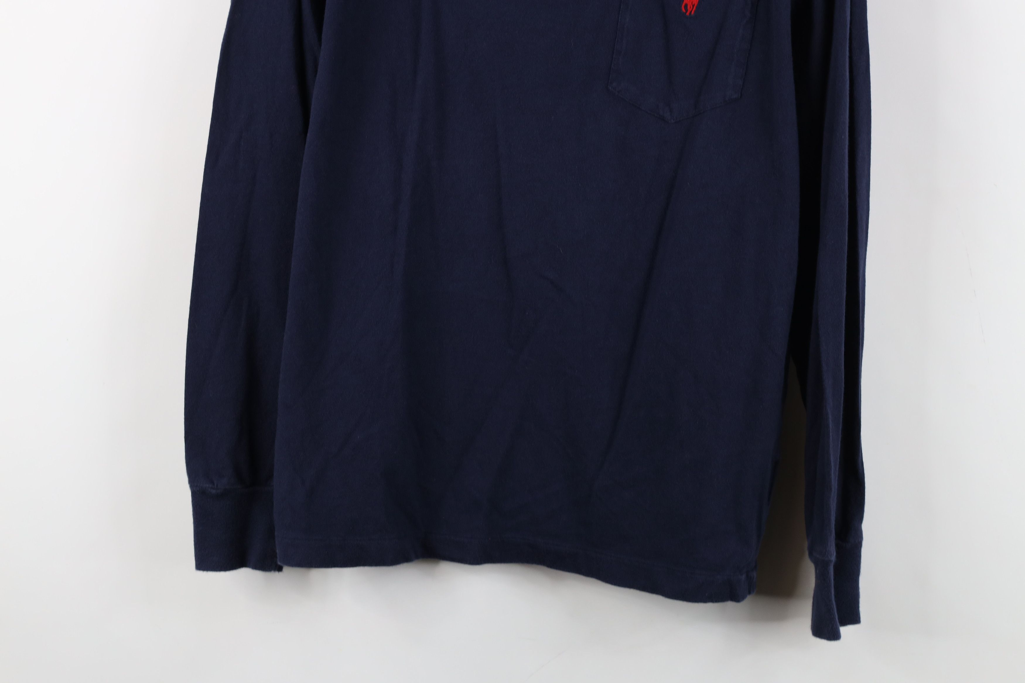 Ralph Lauren Vintage 90s Ralph Lauren Long Sleeve Pocket T-Shirt Cotton Size US S / EU 44-46 / 1 - 3 Thumbnail