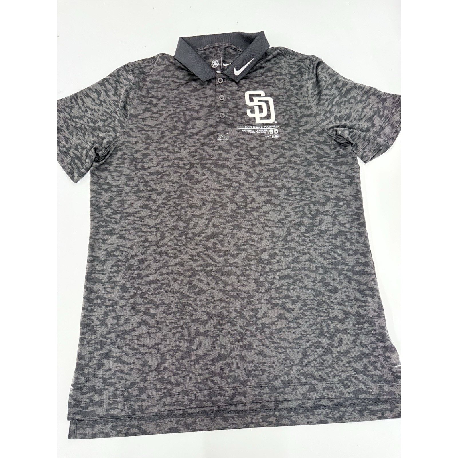 Antigua Nike San Diego Padres Dri-FIT Polo Shirt M | Black Camo Size US M / EU 48-50 / 2 - 1 Thumbnail